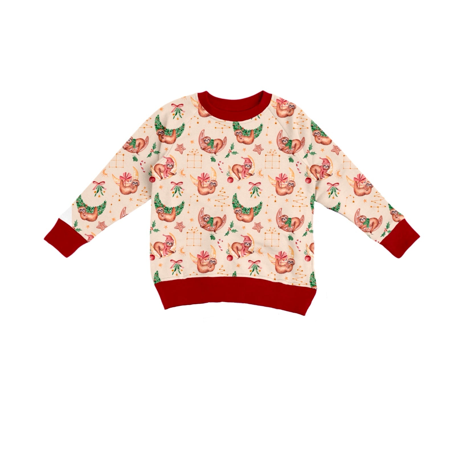 PREORDER PRINTED CREWNECK YOUTH* - SLEEPY SLOTHMAS PREORDER - The Sleepy Sloth