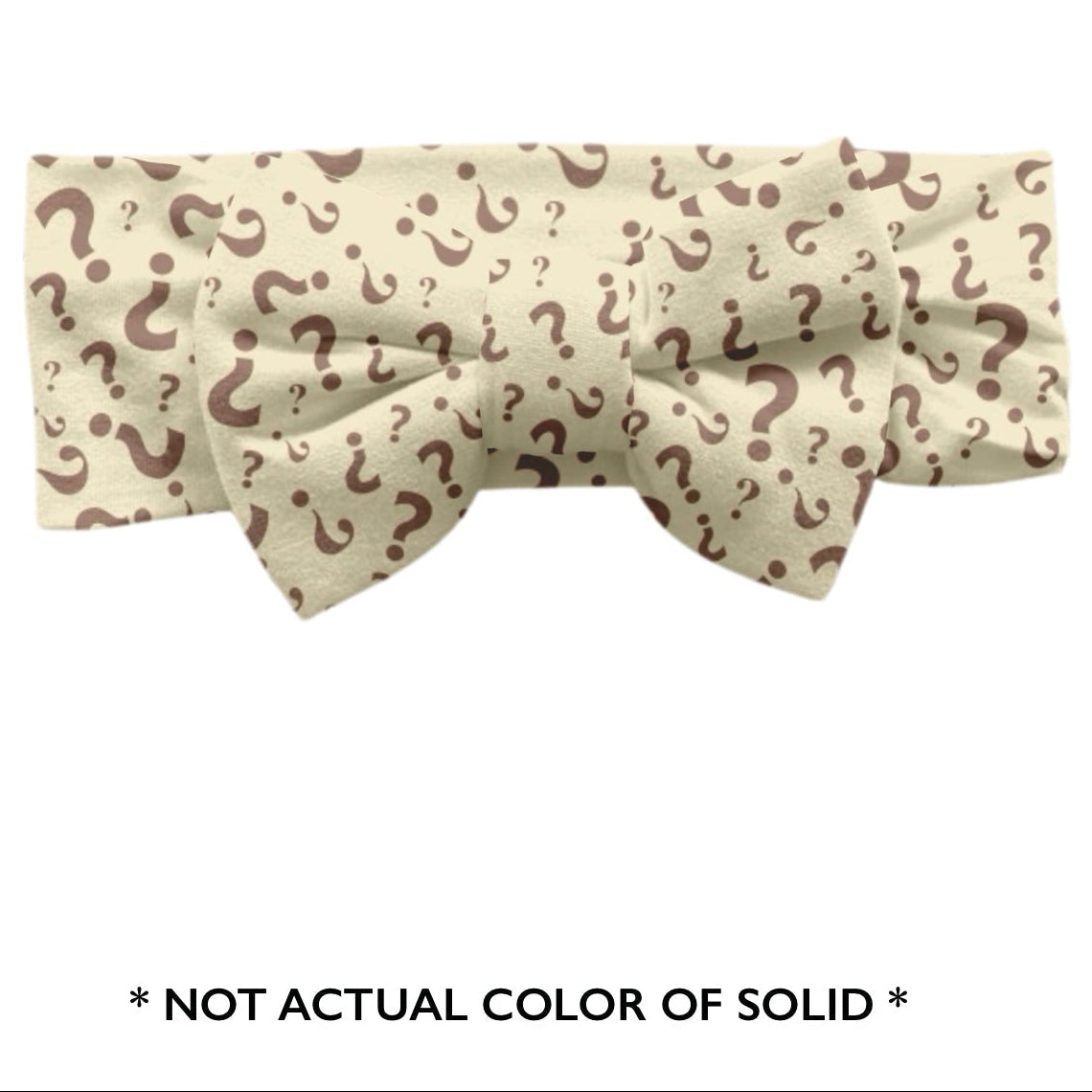 PREORDER SOLID BOW - MYSTERY NEUTRAL PRINT - The Sleepy Sloth
