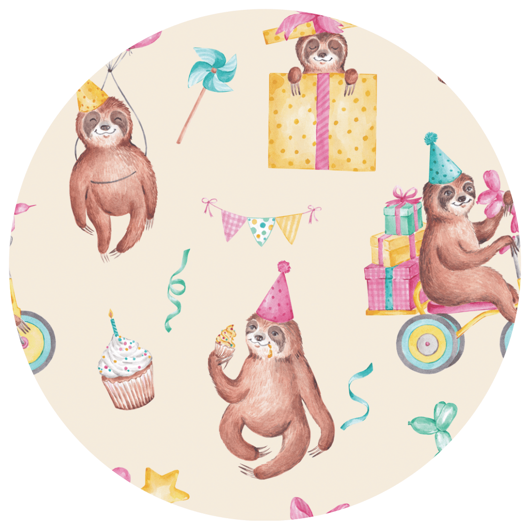 Preorder Solid Mini Clip Bow Set - Sleepy Party - The Sleepy Sloth