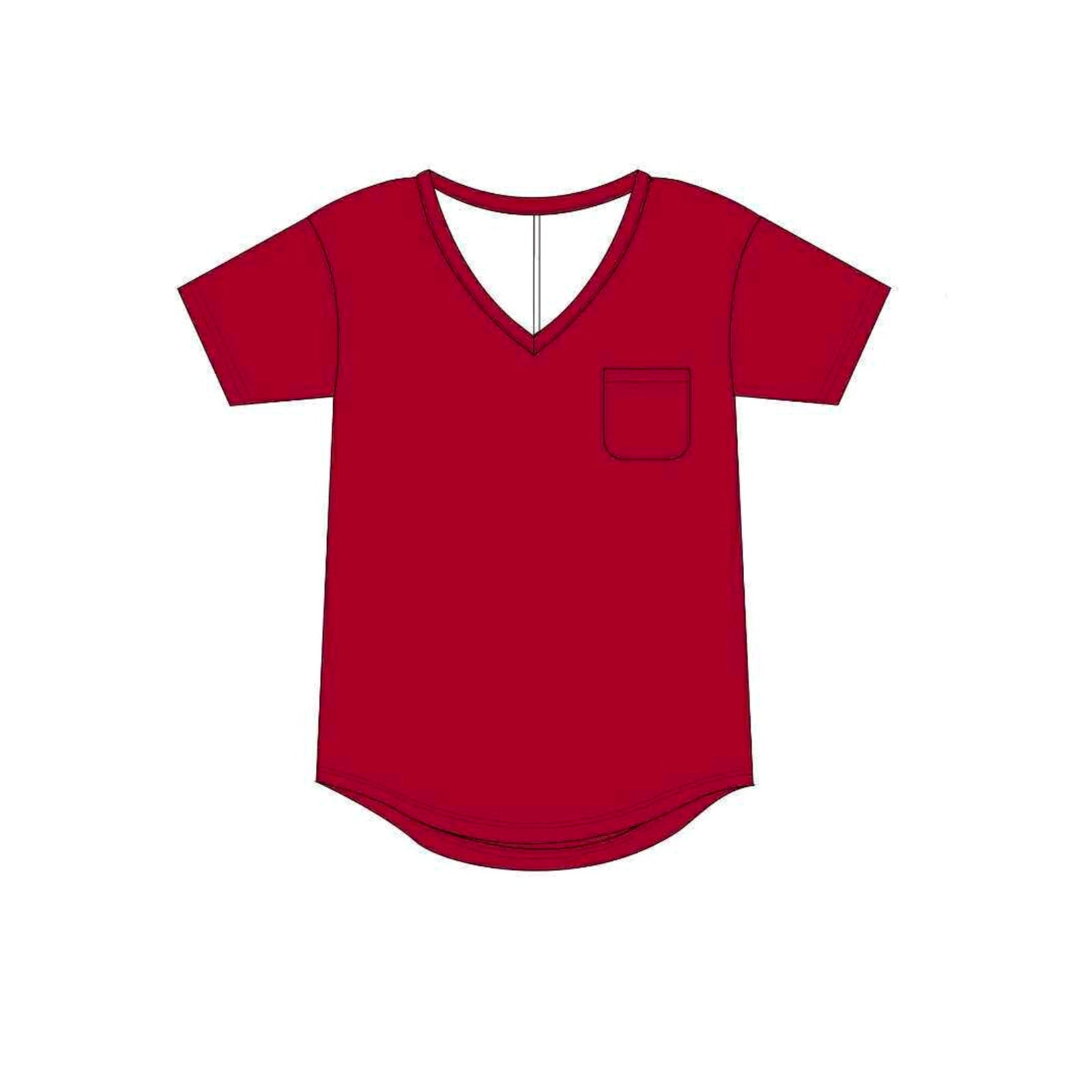 PREORDER SOLID WOMEN'S SHIRT* - CRANBERRY PREORDER - The Sleepy Sloth