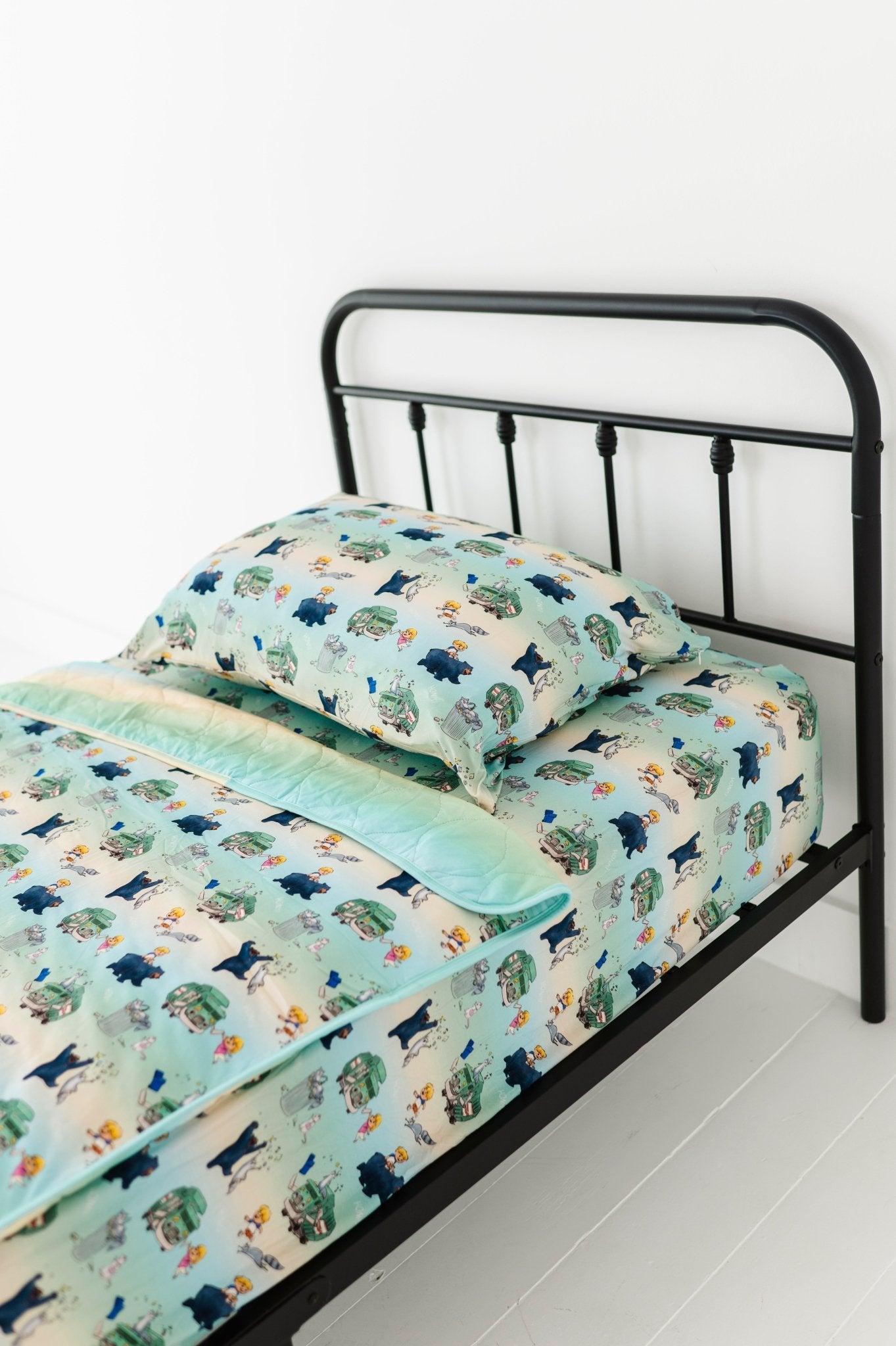 Preorder Standard Pillowcase Set - Trash Truck™ Honk! Honk! - The Sleepy Sloth