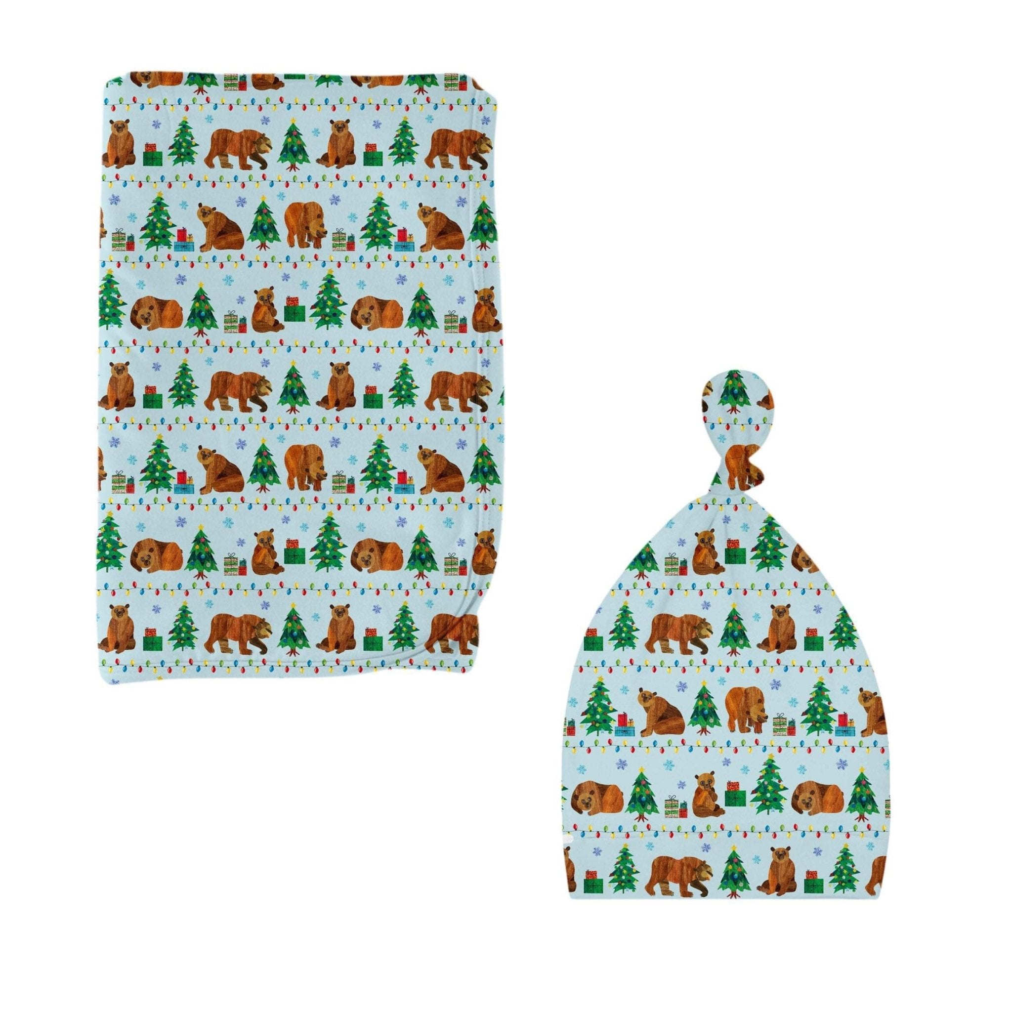 PREORDER SWADDLE SET - BEARY CHRISTMAS - The Sleepy Sloth