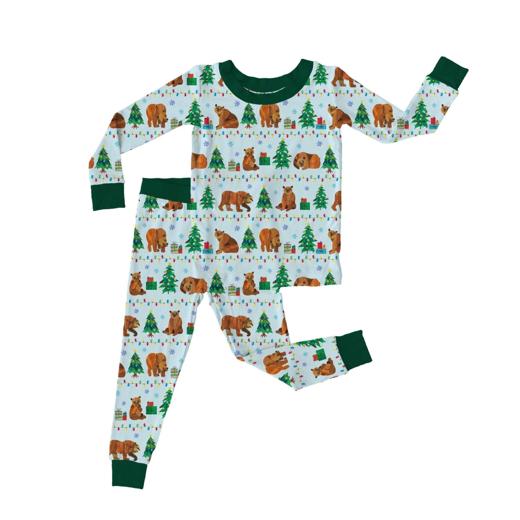 PREORDER TWO PIECE JAMMIES - BEARY CHRISTMAS - The Sleepy Sloth