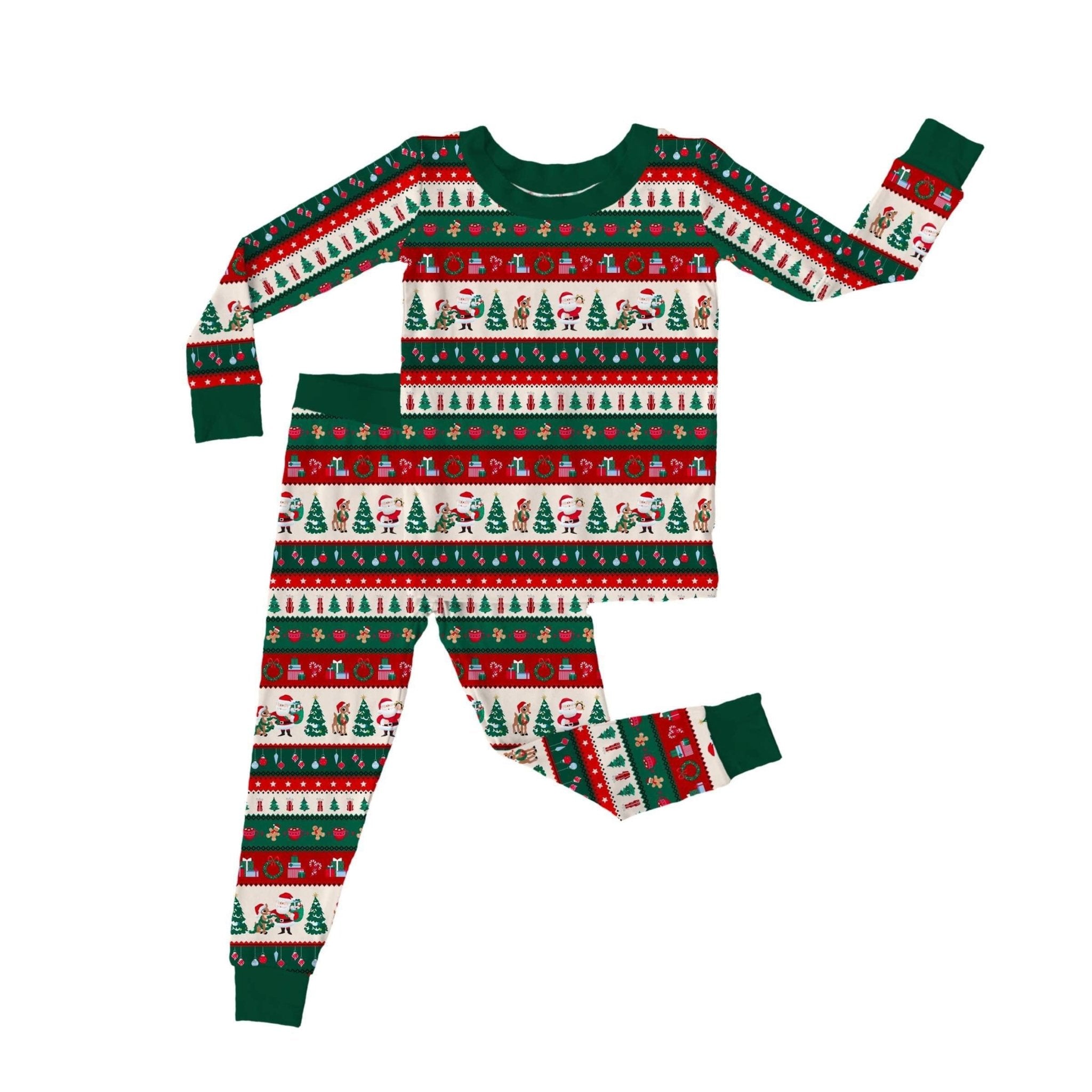 PREORDER TWO PIECE JAMMIES - FAIR ISLE - The Sleepy Sloth