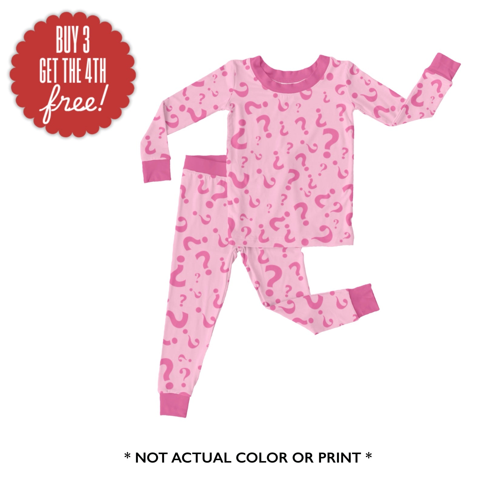 PREORDER TWO PIECE JAMMIES - MYSTERY GIRL PRINT A - The Sleepy Sloth