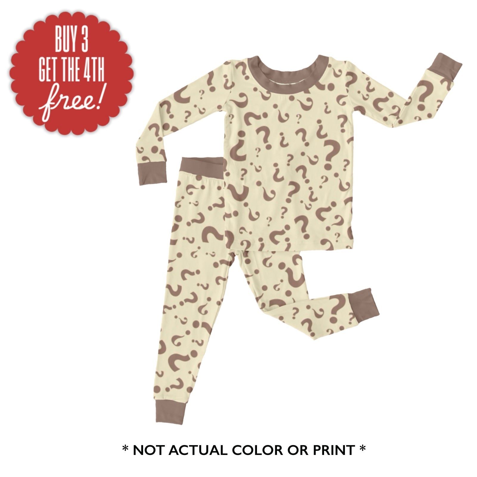 PREORDER TWO PIECE JAMMIES - MYSTERY NEUTRAL PRINT - The Sleepy Sloth