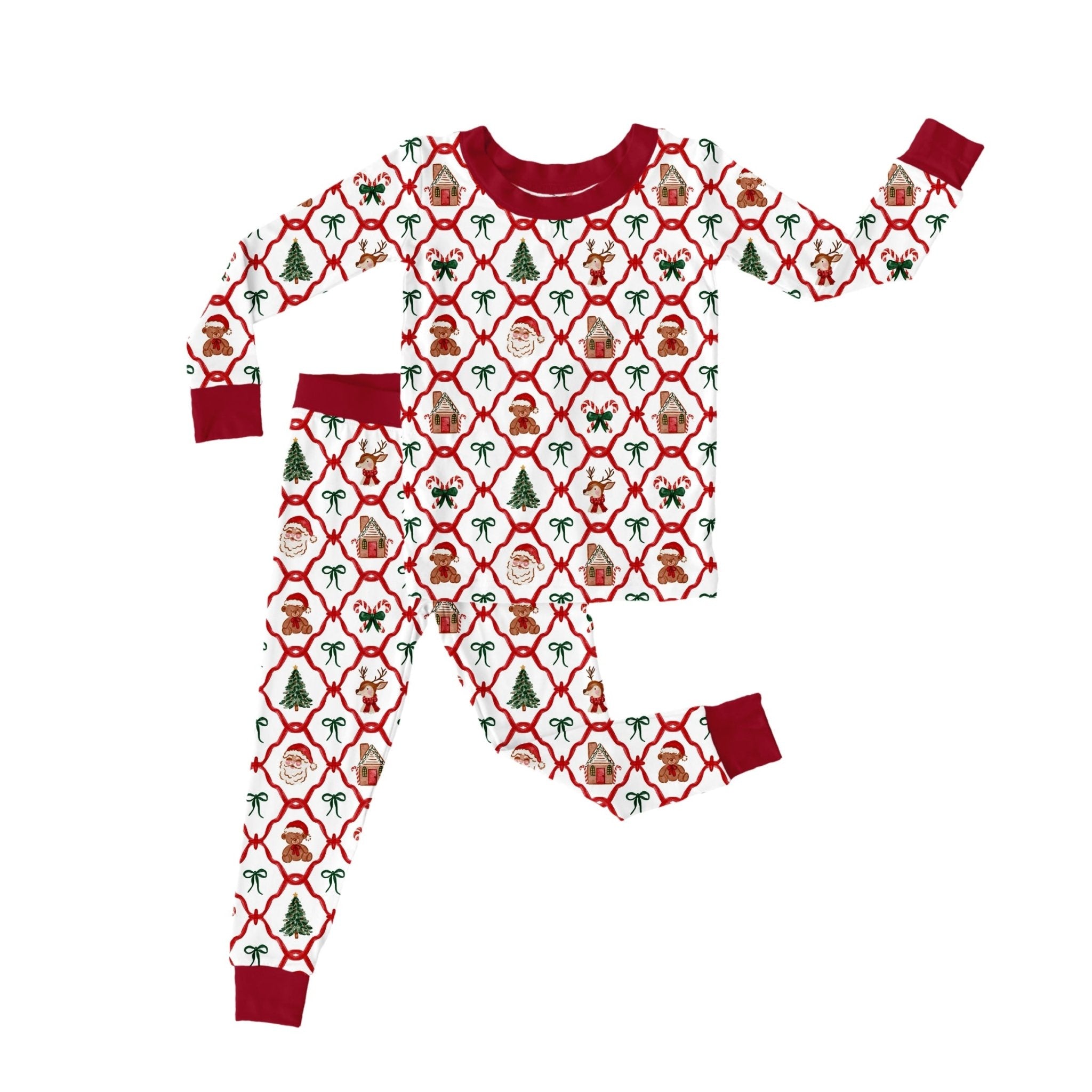 PREORDER TWO PIECE JAMMIES* - PEPPERMINT PARADE PREORDER - The Sleepy Sloth