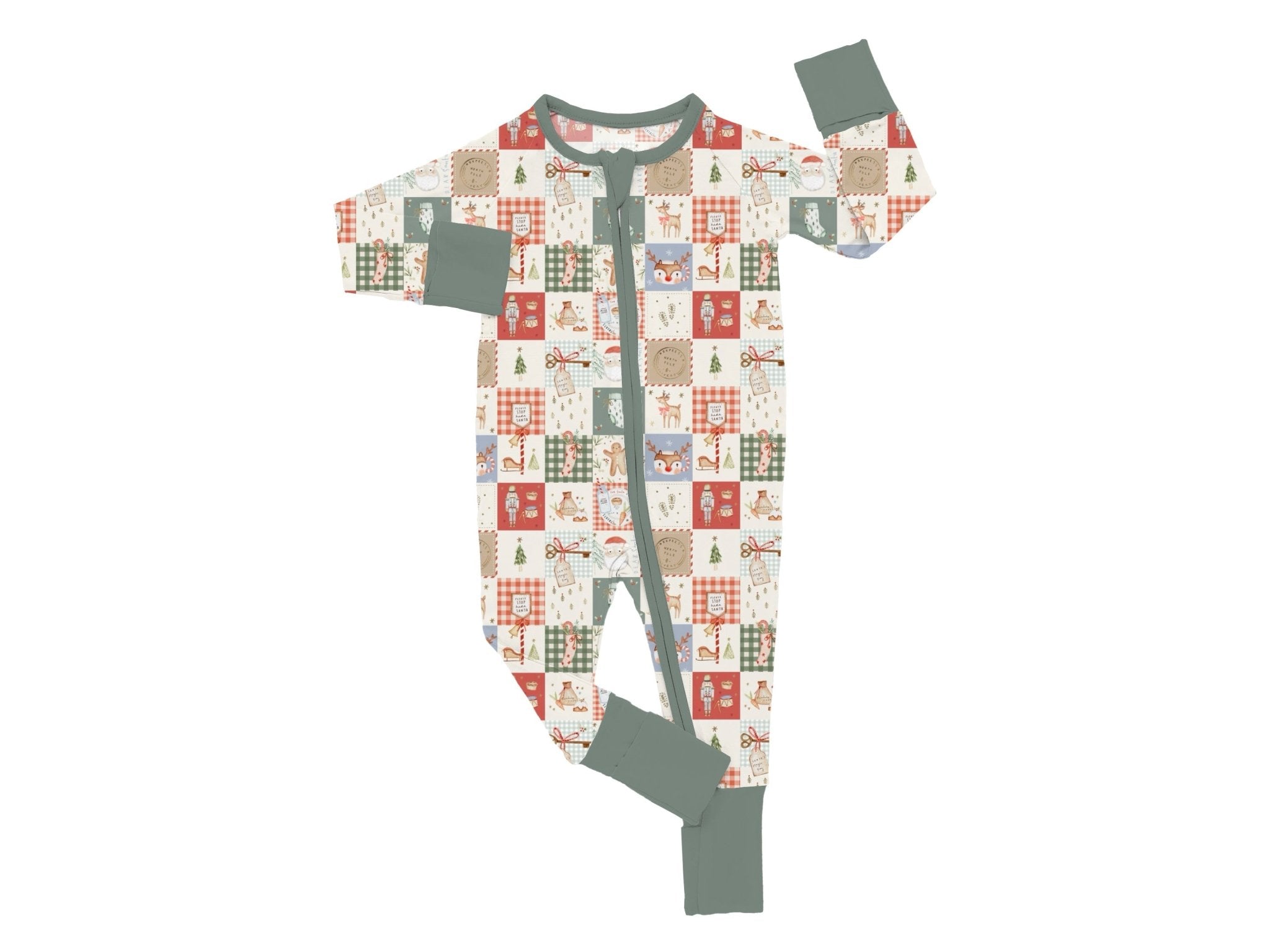 Preorder Zip Jammies - Merry Mosaic - The Sleepy Sloth