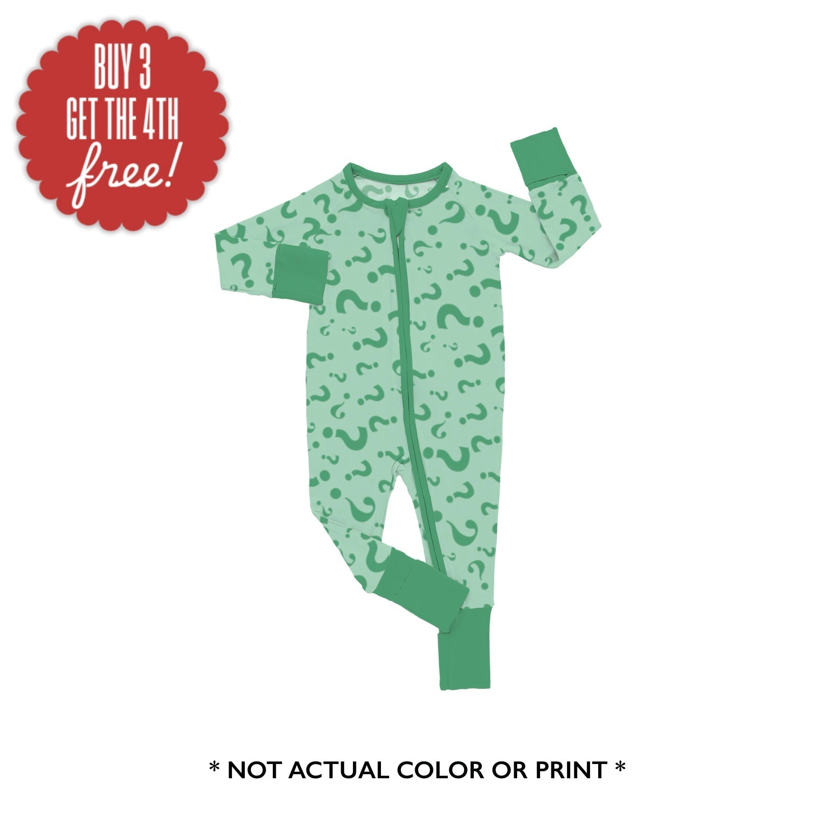 PREORDER ZIP JAMMIES - MYSTERY BOY PRINT B - The Sleepy Sloth