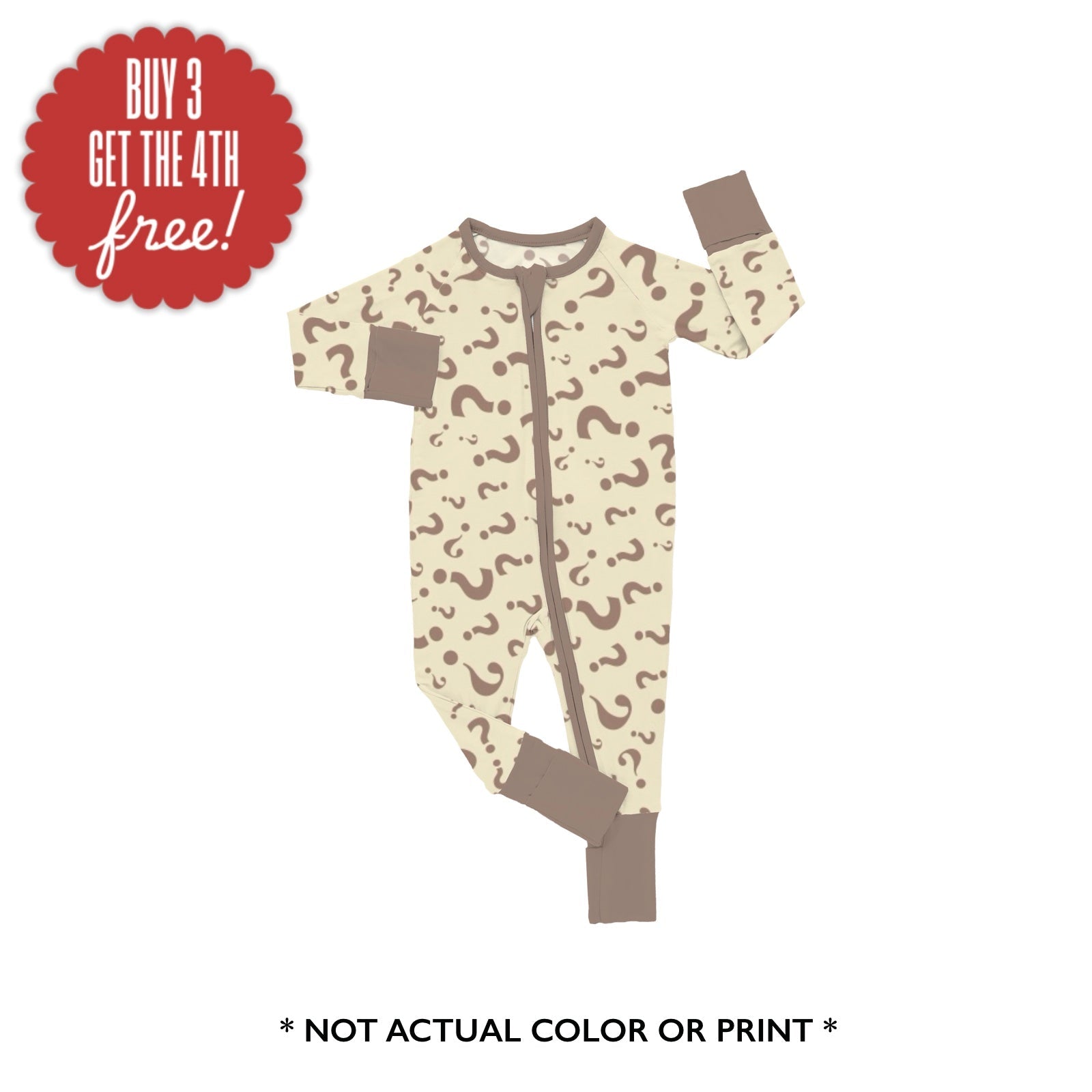 PREORDER ZIP JAMMIES - MYSTERY NEUTRAL PRINT - The Sleepy Sloth