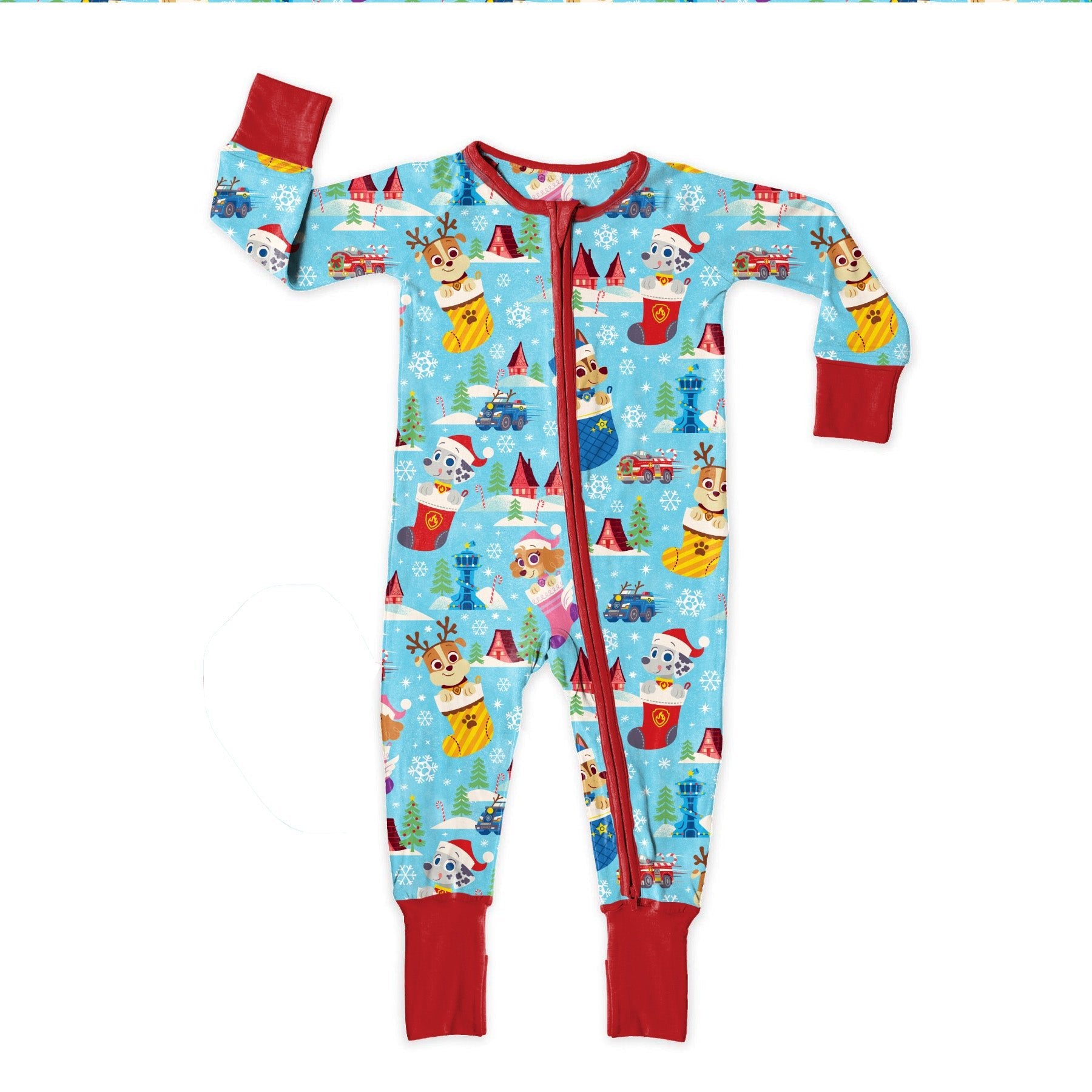 Preorder Zip Jammies - Paw Patrol™ Deck the PAWs - The Sleepy Sloth