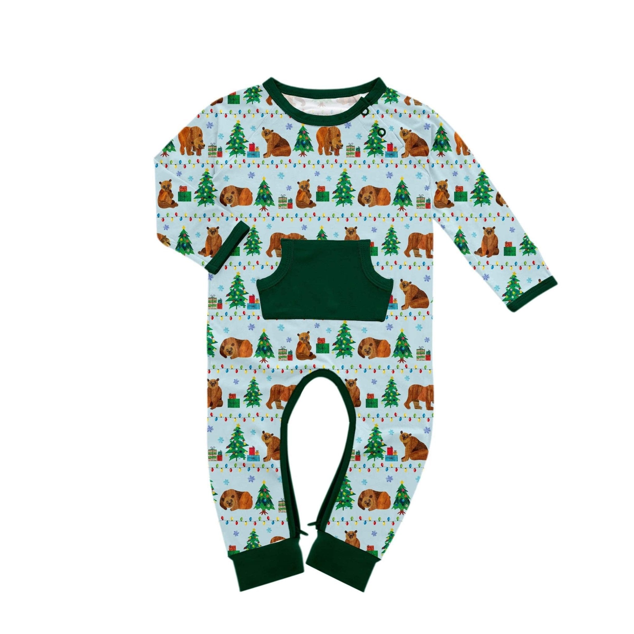 PREORDER ZIP LONGALL - BEARY CHRISTMAS - The Sleepy Sloth