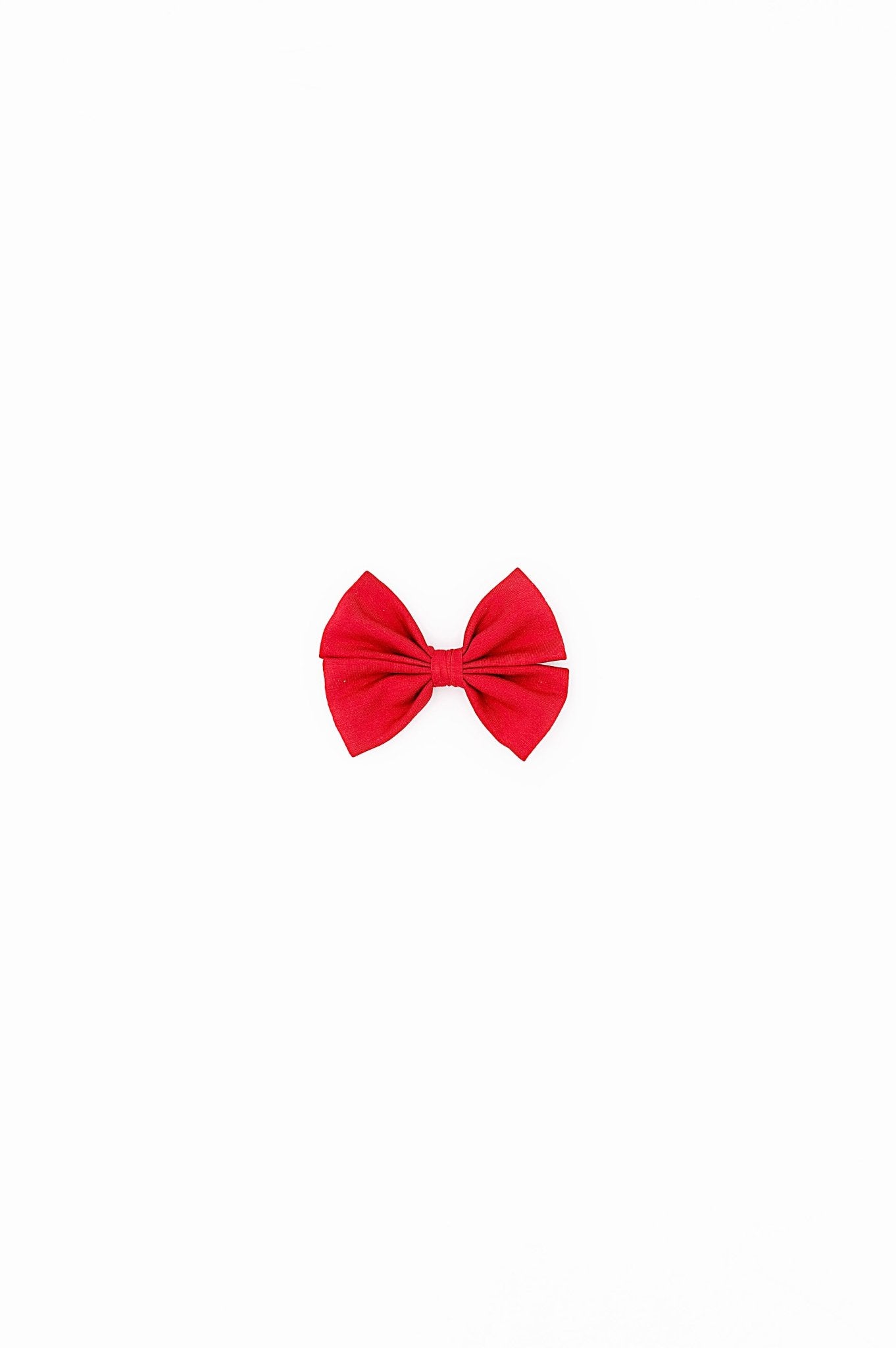 PRESALE ALLIGATOR CLIP SOLID BOW - CRANBERRY - The Sleepy Sloth