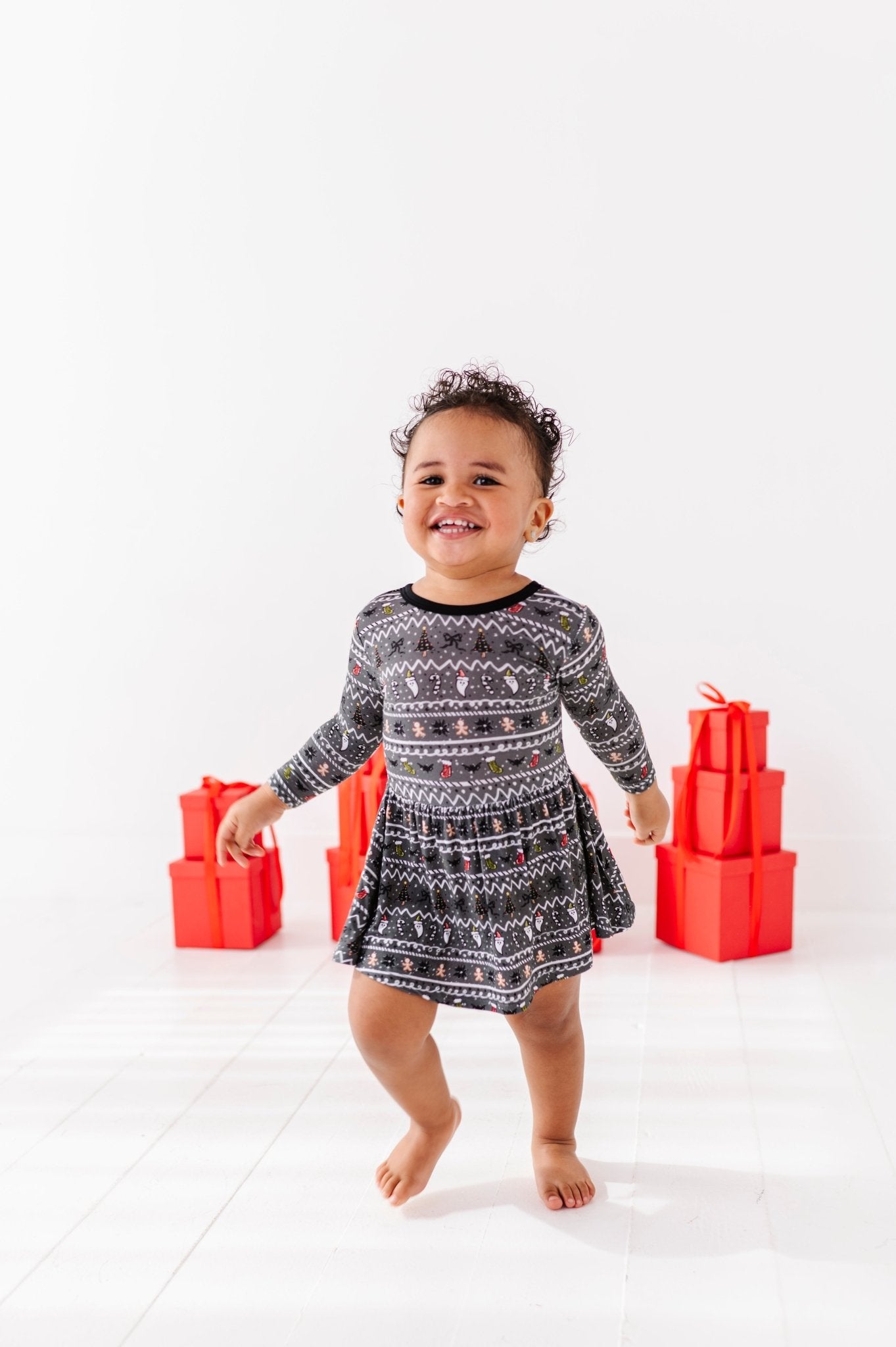 PRESALE BODYSUIT TWIRL DRESS - BOO HUMBUG - The Sleepy Sloth