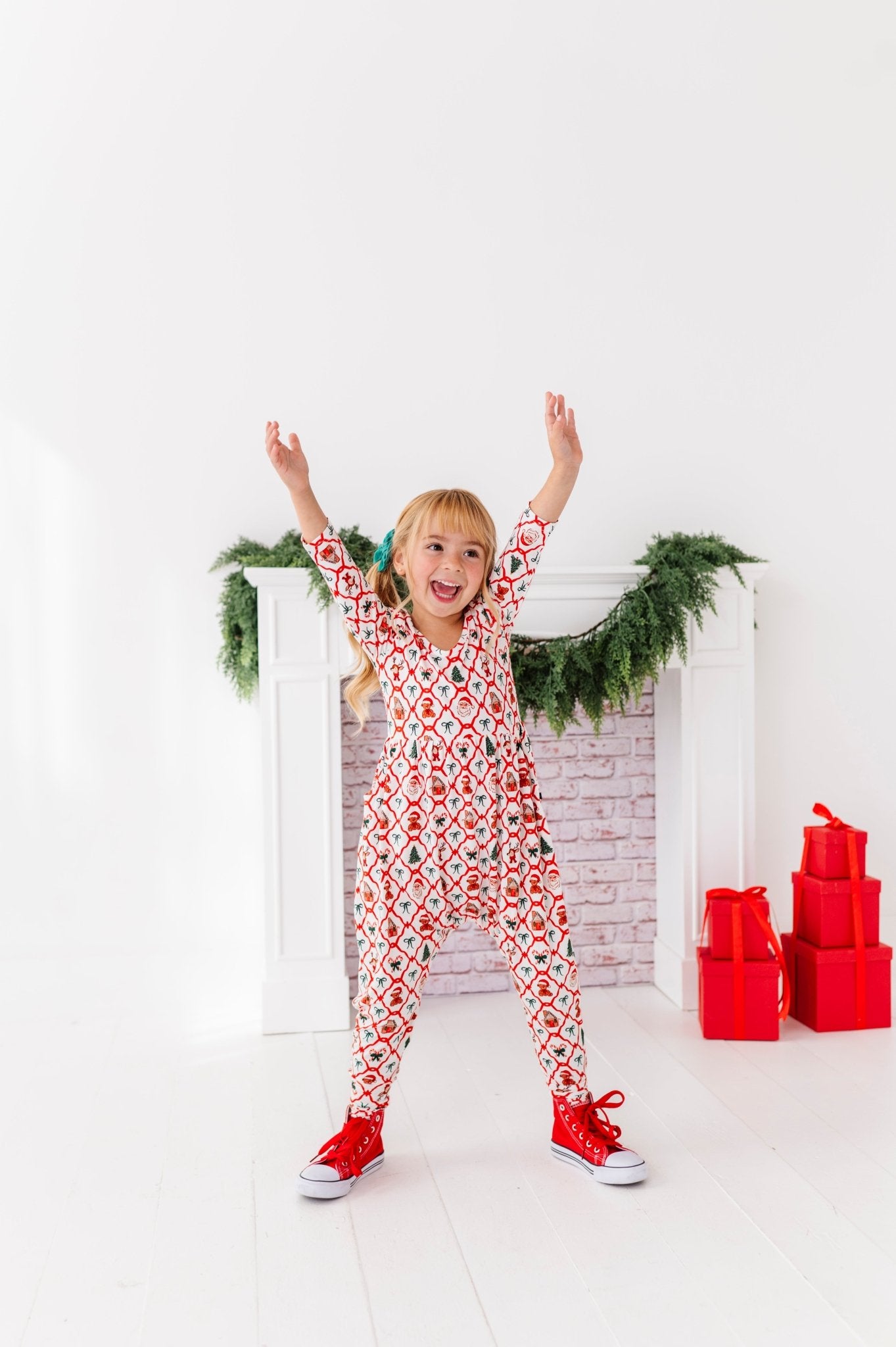 PRESALE DUCKIE ROMPER - PEPPERMINT PARADE - The Sleepy Sloth