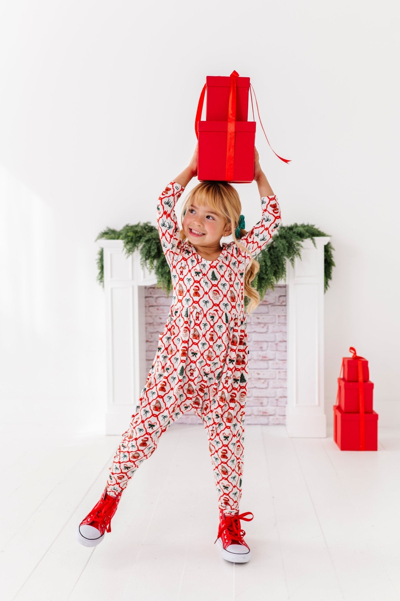 PRESALE DUCKIE ROMPER - PEPPERMINT PARADE - The Sleepy Sloth
