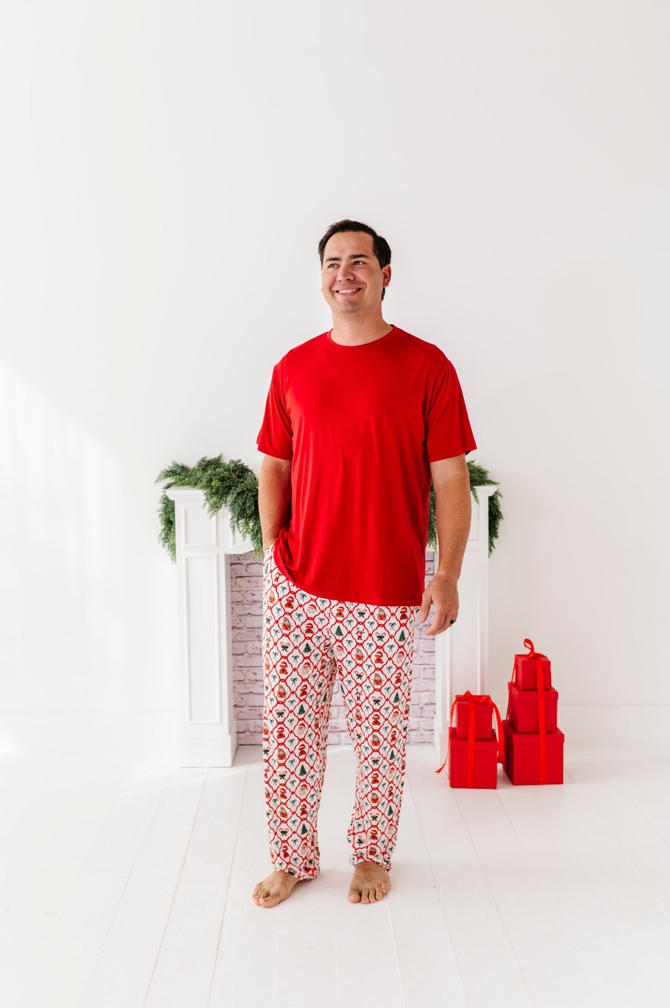 PRESALE MEN'S SLEEPY PANTS - PEPPERMINT PARADE - The Sleepy Sloth