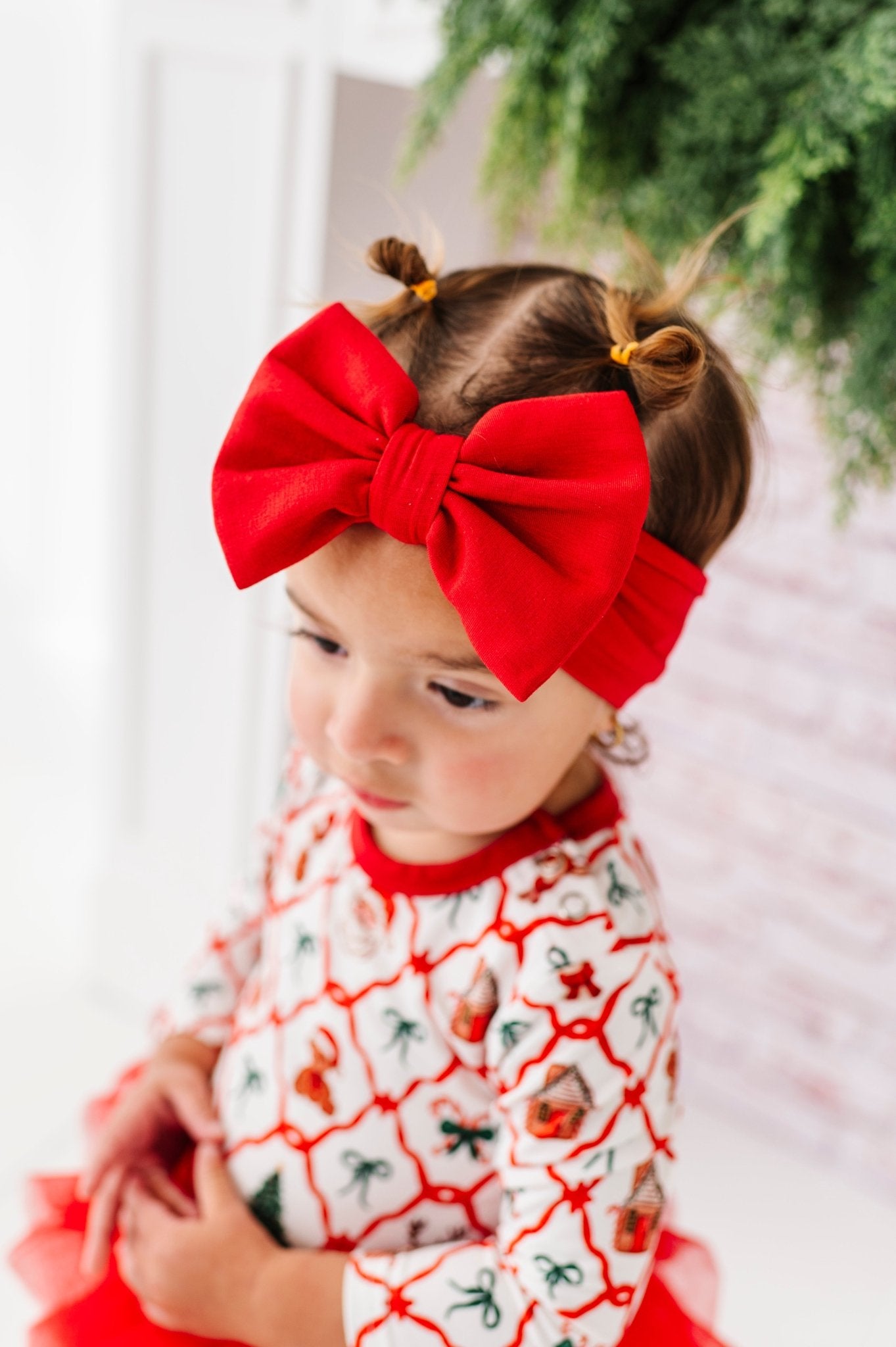 PRESALE SOLID BOW - CRANBERRY - The Sleepy Sloth