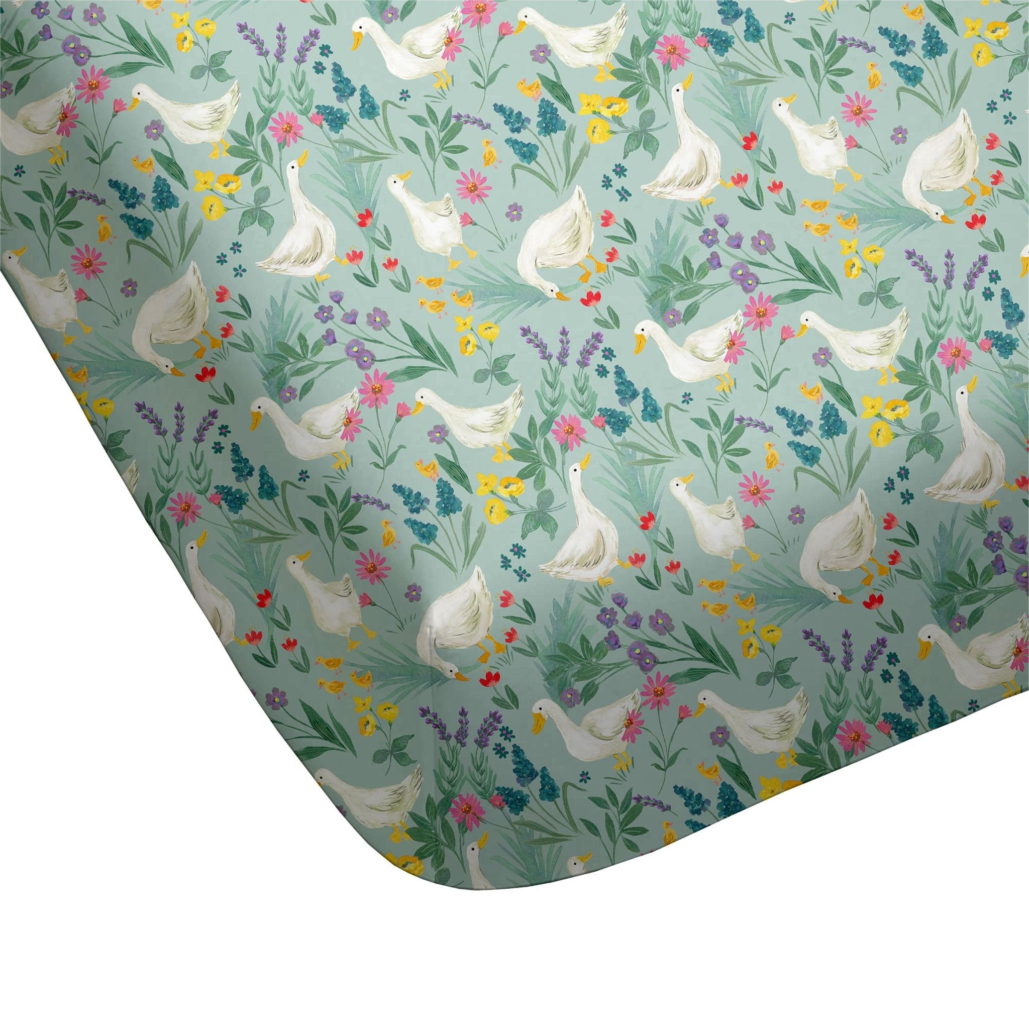 Presale Twin Fitted Sheet - SILLY GOOSE - The Sleepy Sloth