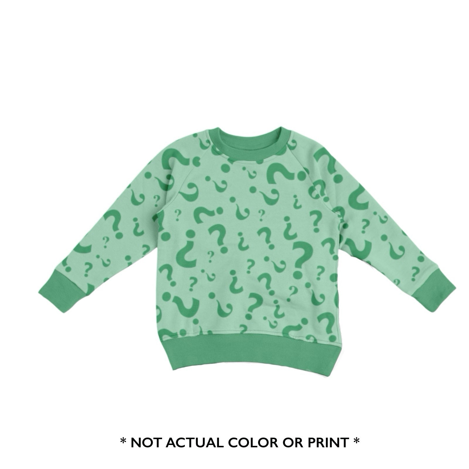 PRINTED CREWNECK - MYSTERY BOY PRINT B - The Sleepy Sloth