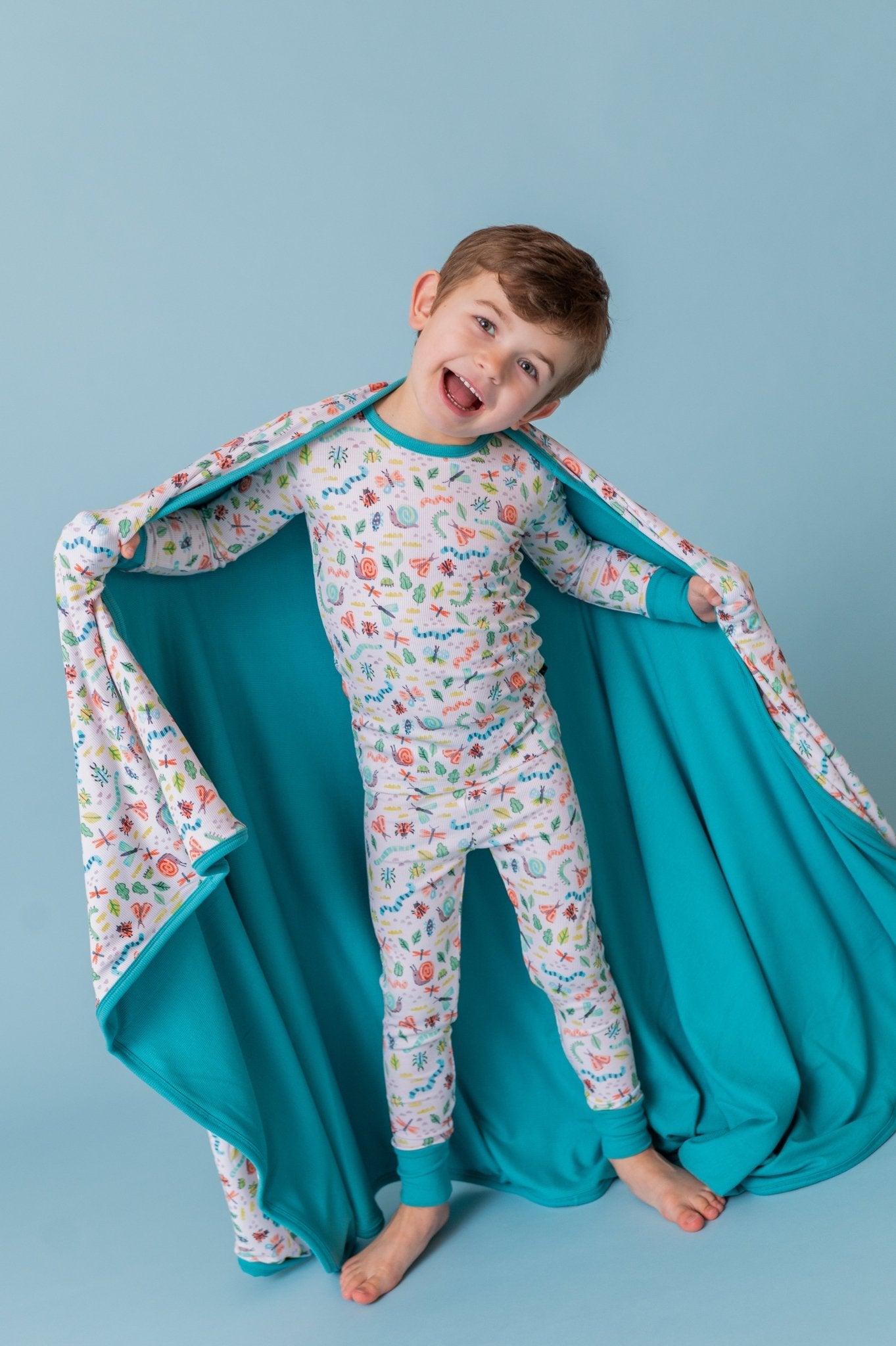 RIBBED TODDLER BLANKIE - SNUGGLE BUGS - The Sleepy Sloth