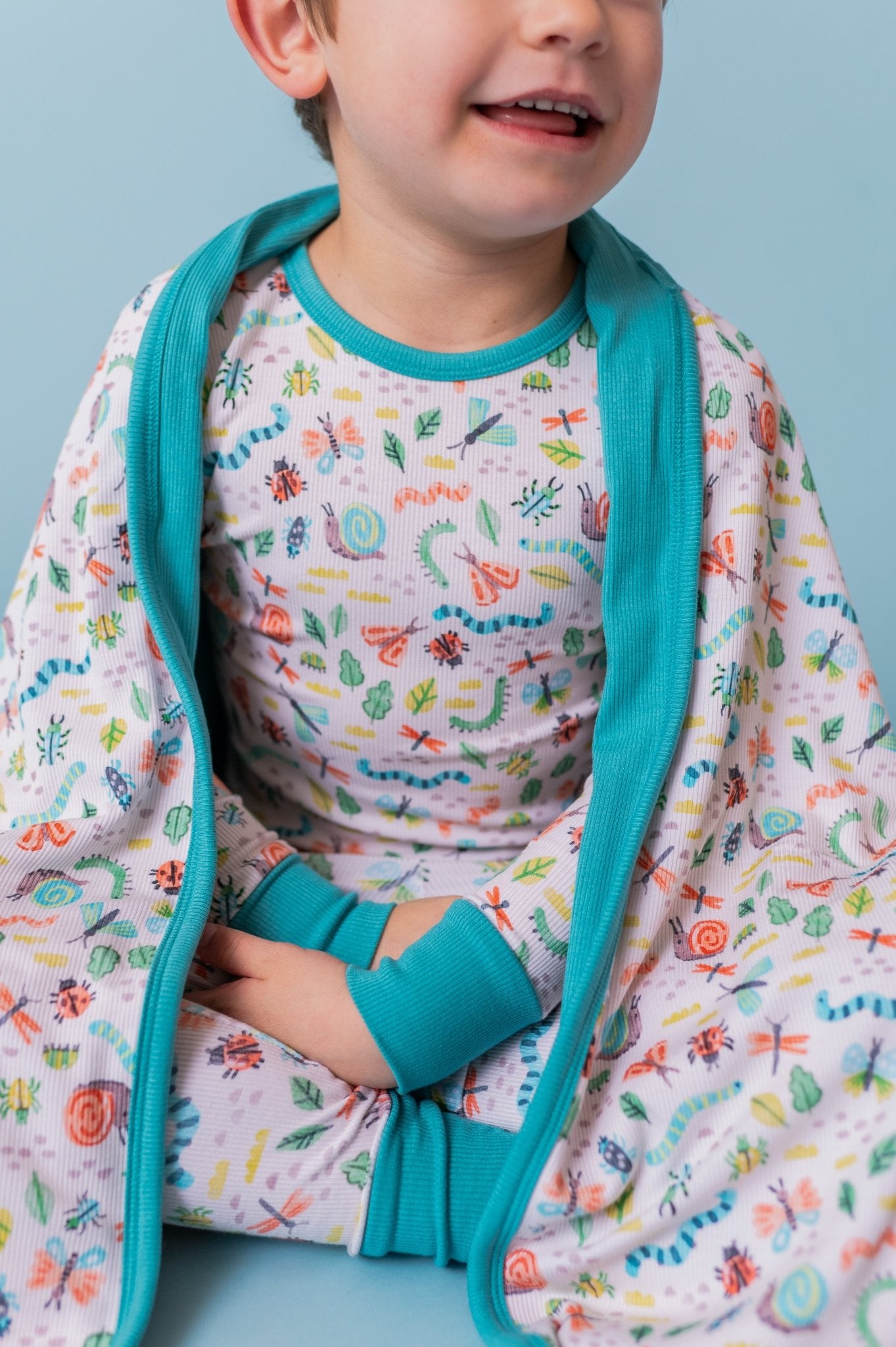 RIBBED TODDLER BLANKIE - SNUGGLE BUGS - The Sleepy Sloth