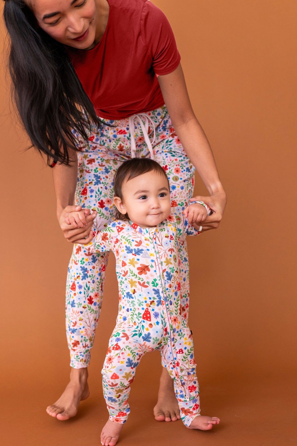 Ribbed Women's Sleepy Pants- Toadstool Meadow - The Sleepy Sloth