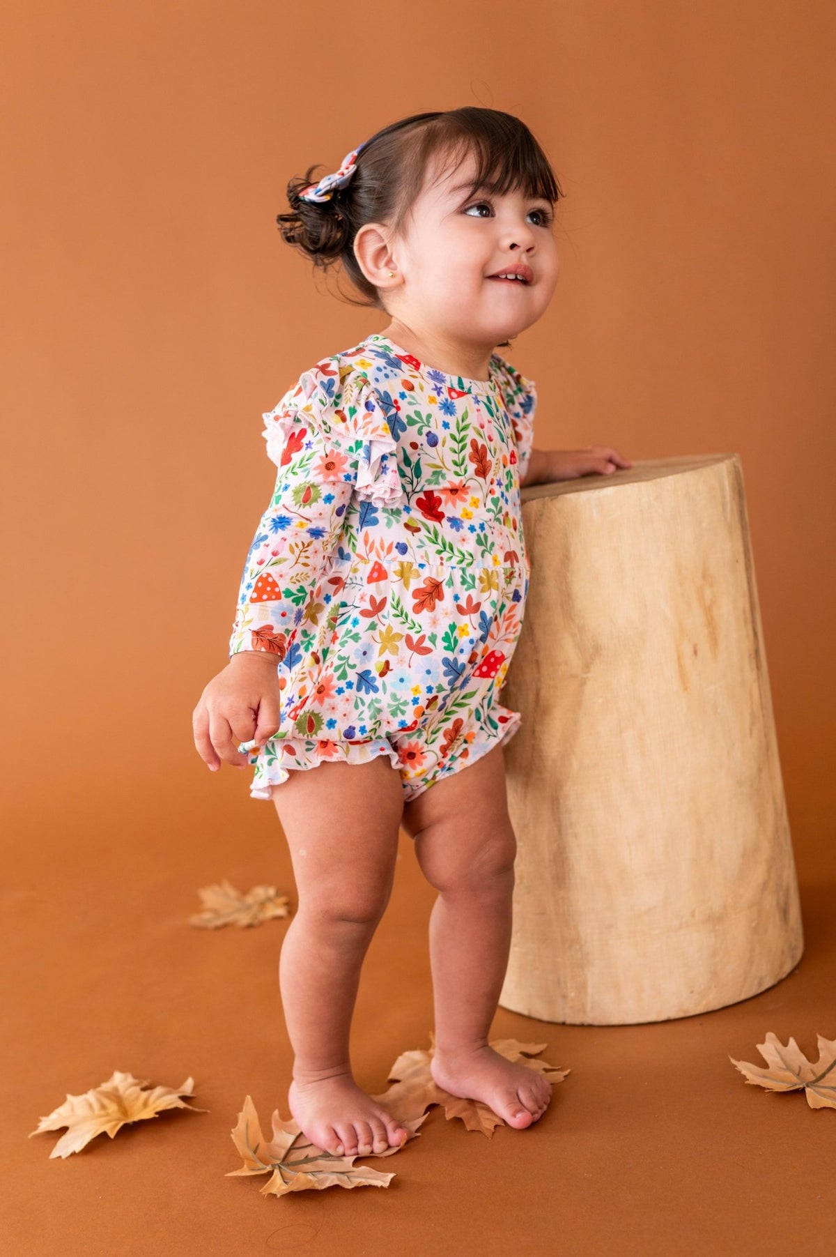 Ruffle Bubble Romper - Toadstool Meadow - The Sleepy Sloth