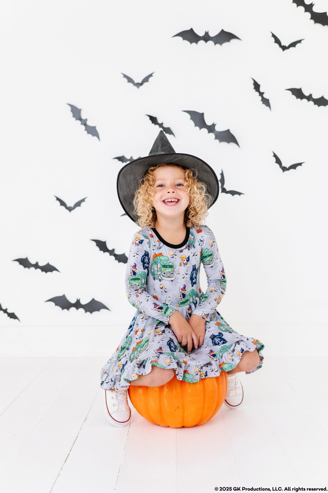 RUFFLE TWIRL DRESS - A TRASH TRUCK™ HALLOWEEN - The Sleepy Sloth
