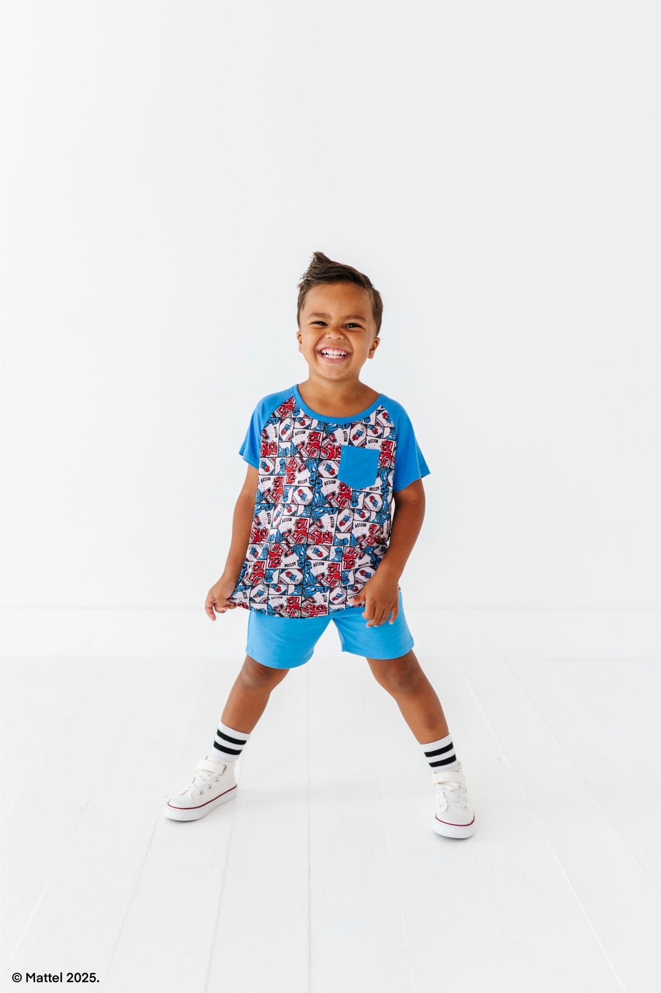 SHORT SLEEVE GRAPHIC TEE SET - ROCK 'EM SOCK 'EM™ - The Sleepy Sloth