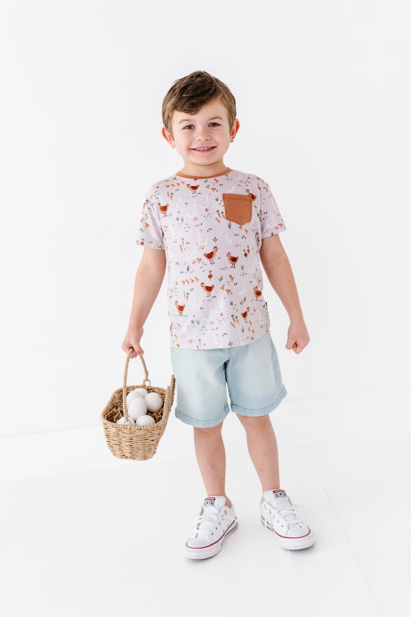 Short Sleeve Tee - FARMSTEAD FRIENDS - The Sleepy Sloth