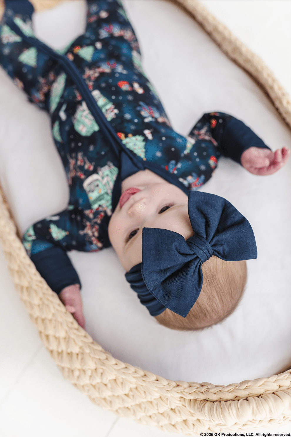 SOLID BOW - BLIZZARD BLUE - The Sleepy Sloth