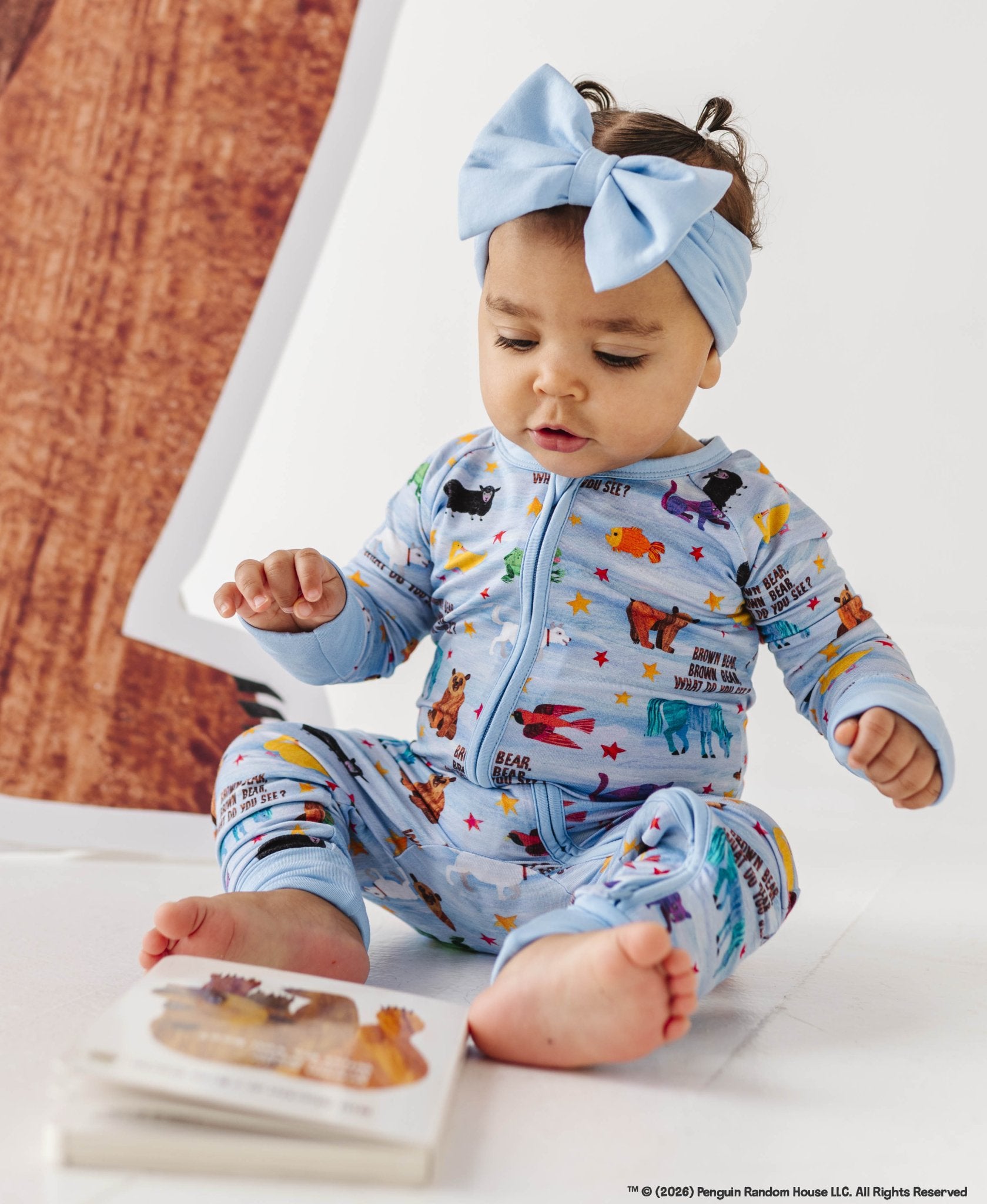 SOLID BOW - BROWN BEAR BROWN BEAR - The Sleepy Sloth