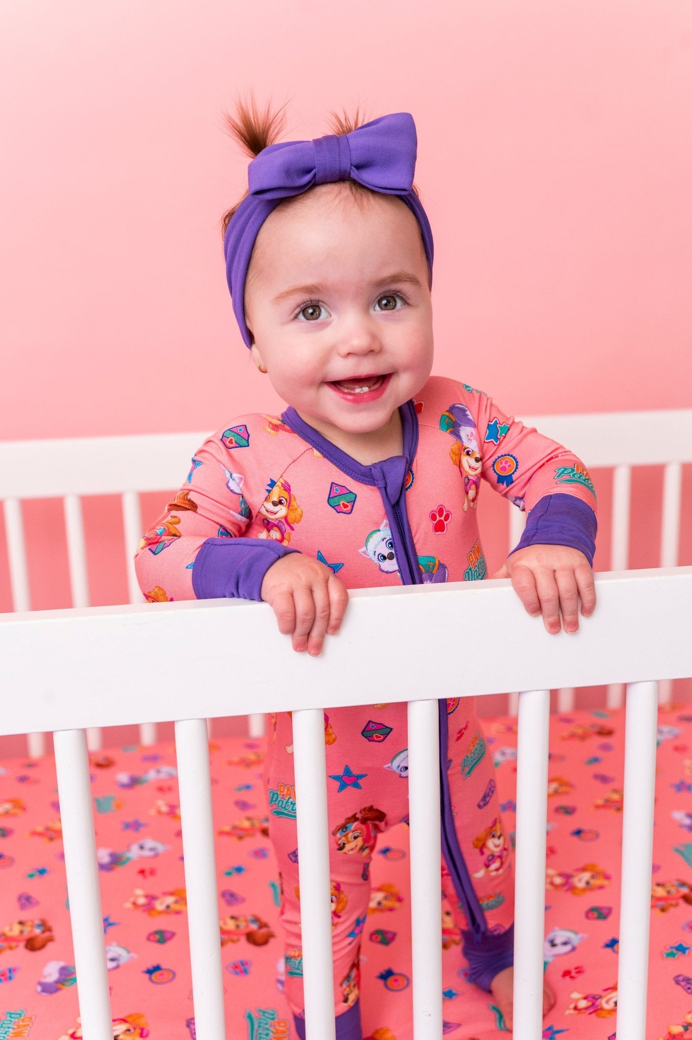 Solid Bow - PAWfect Pink Crew - The Sleepy Sloth