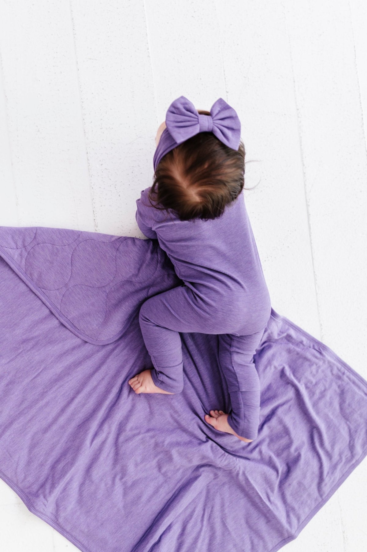 Solid Mini Blankie - Wisteria - The Sleepy Sloth
