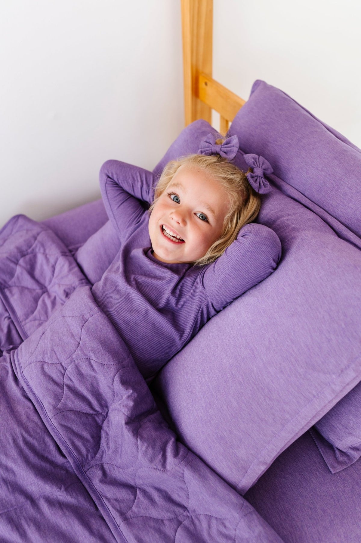 Solid Toddler Blankie - Wisteria - The Sleepy Sloth