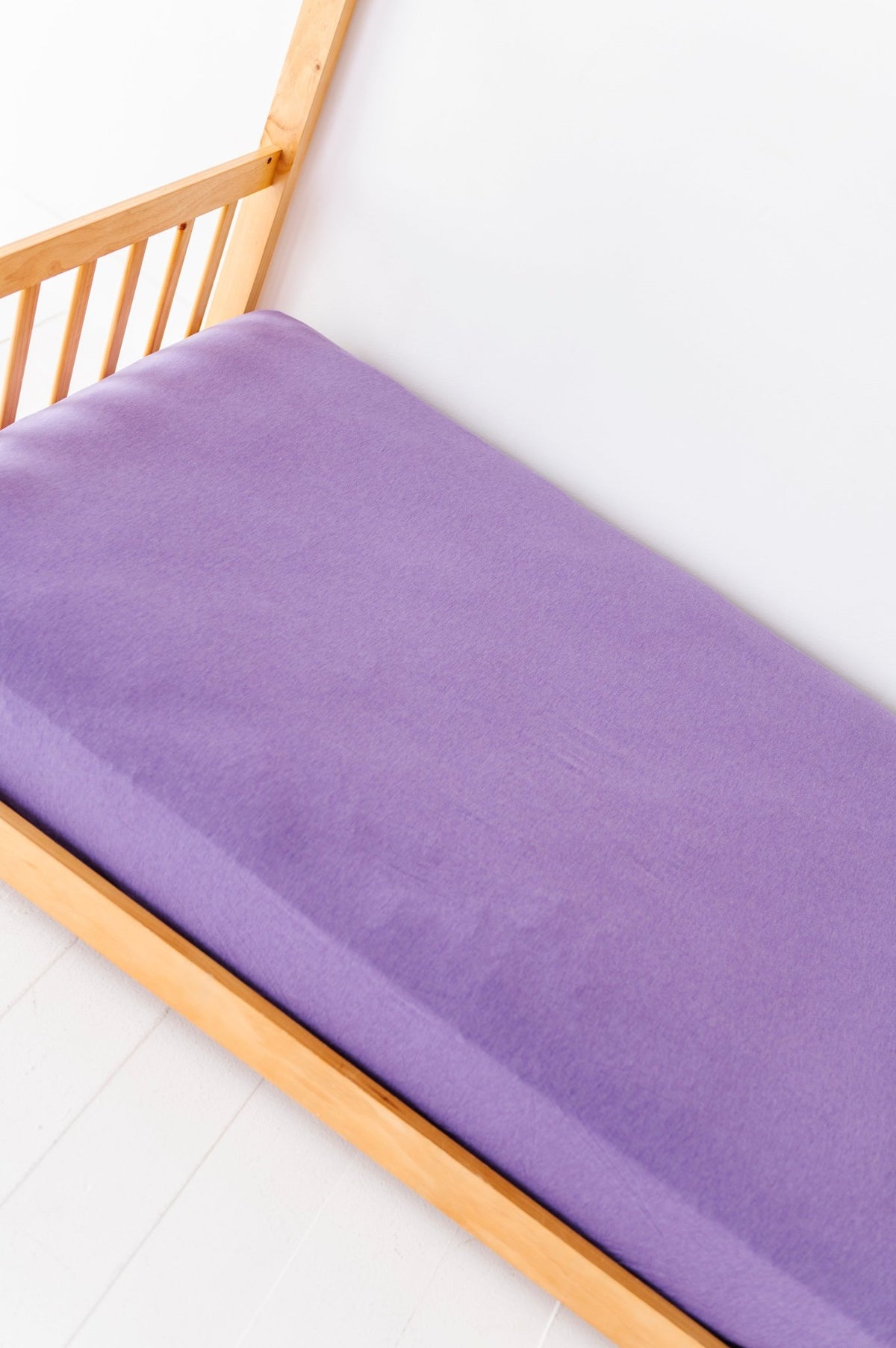 Solid Twin Fitted Sheet - Wisteria - The Sleepy Sloth