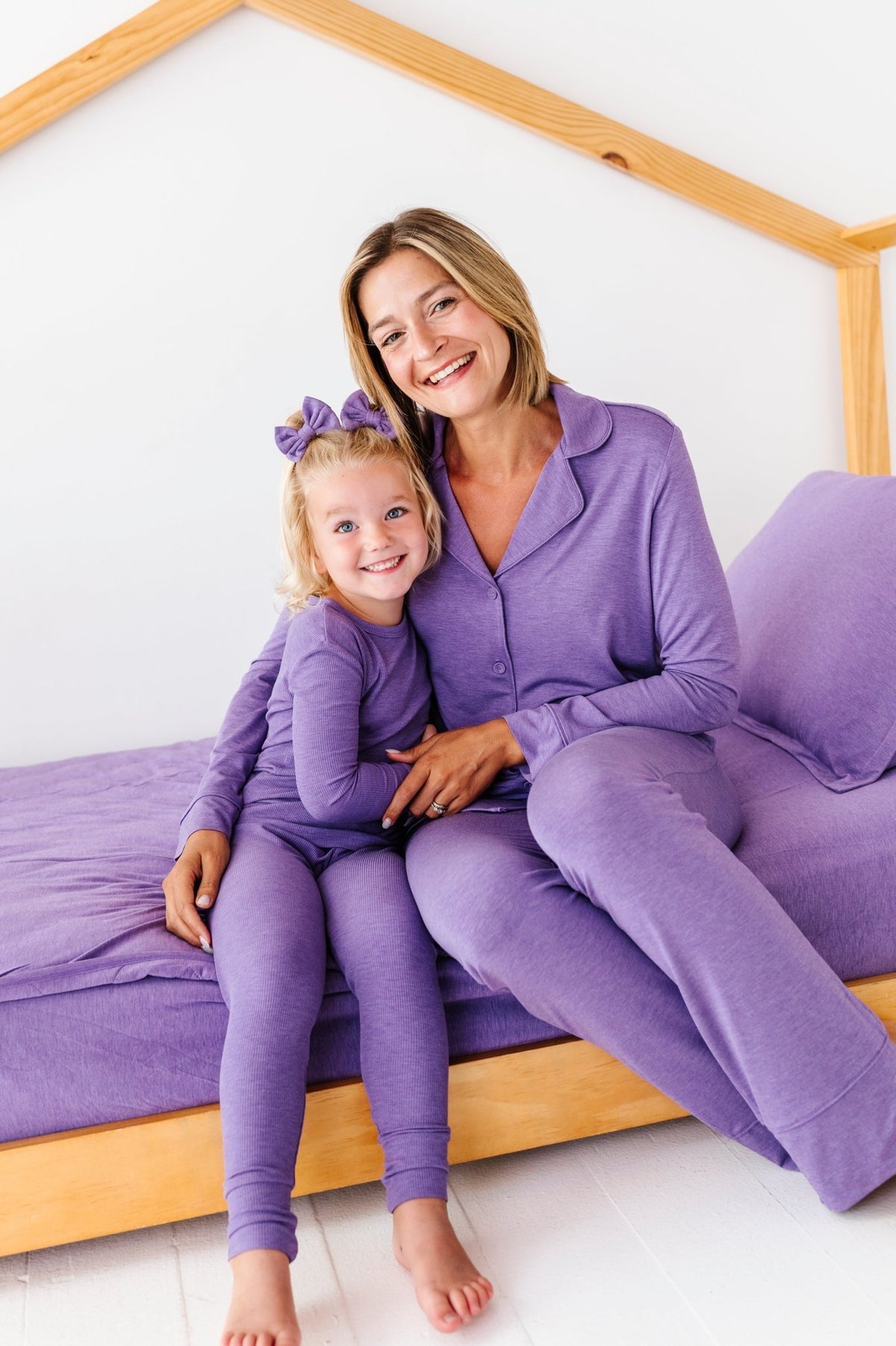 Solid Women's Luxe Pajama Set - Wisteria - The Sleepy Sloth