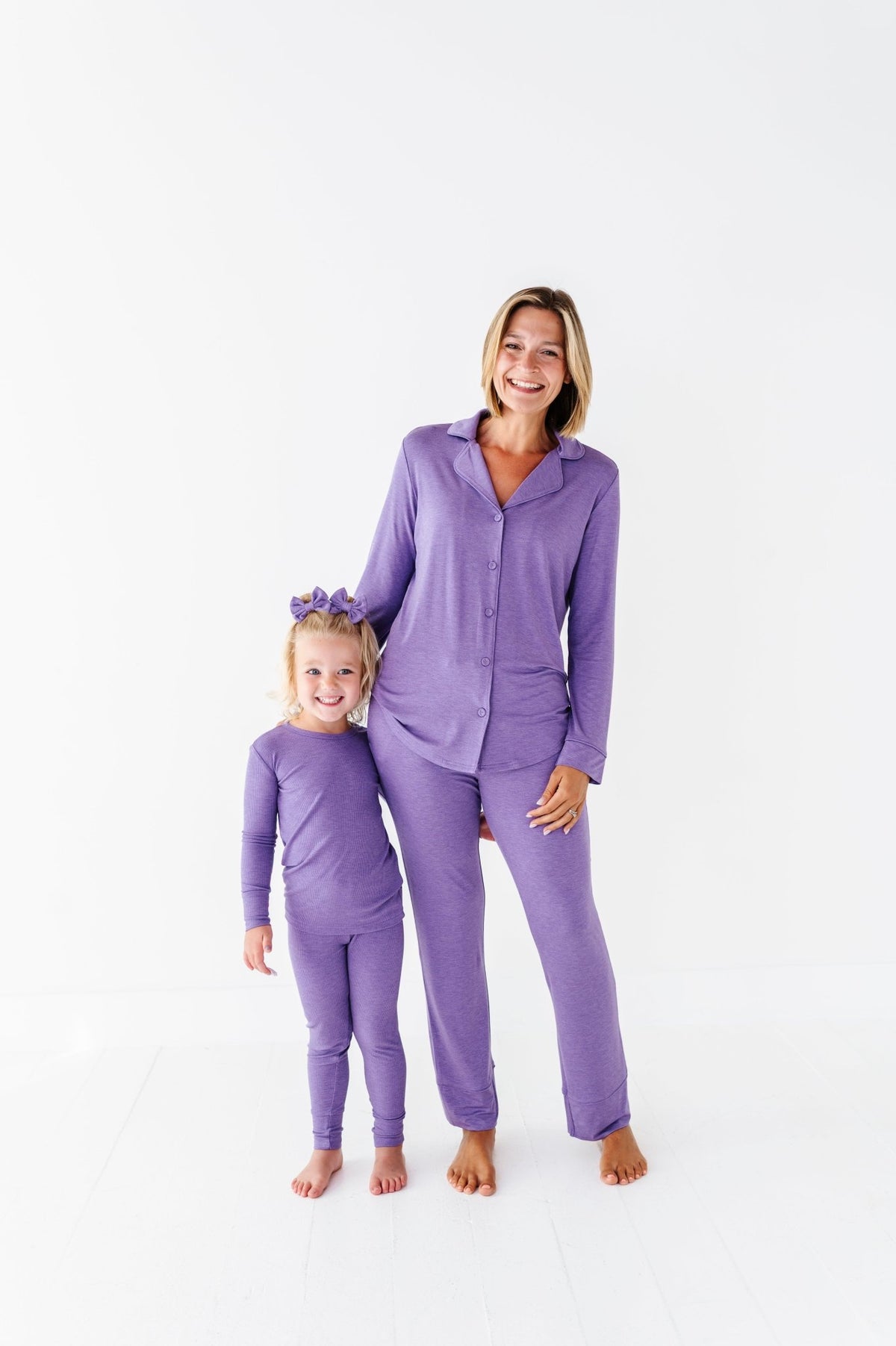 Solid Women's Luxe Pajama Set - Wisteria - The Sleepy Sloth