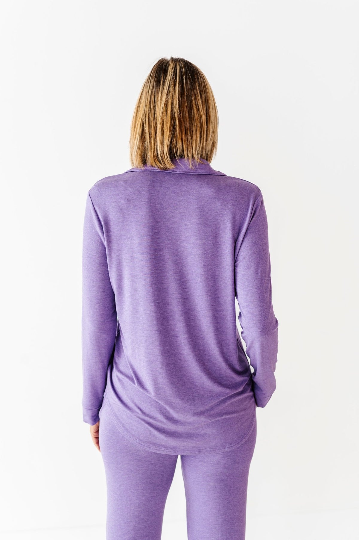 Solid Women's Luxe Pajama Set - Wisteria - The Sleepy Sloth