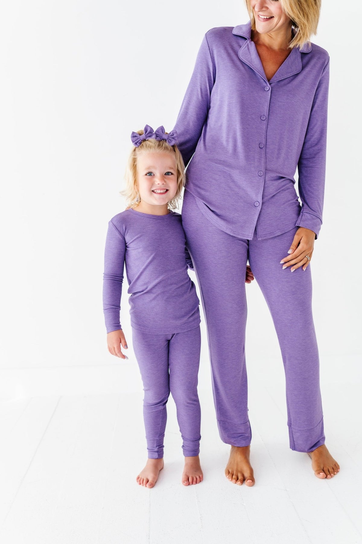Solid Women's Luxe Pajama Set - Wisteria - The Sleepy Sloth