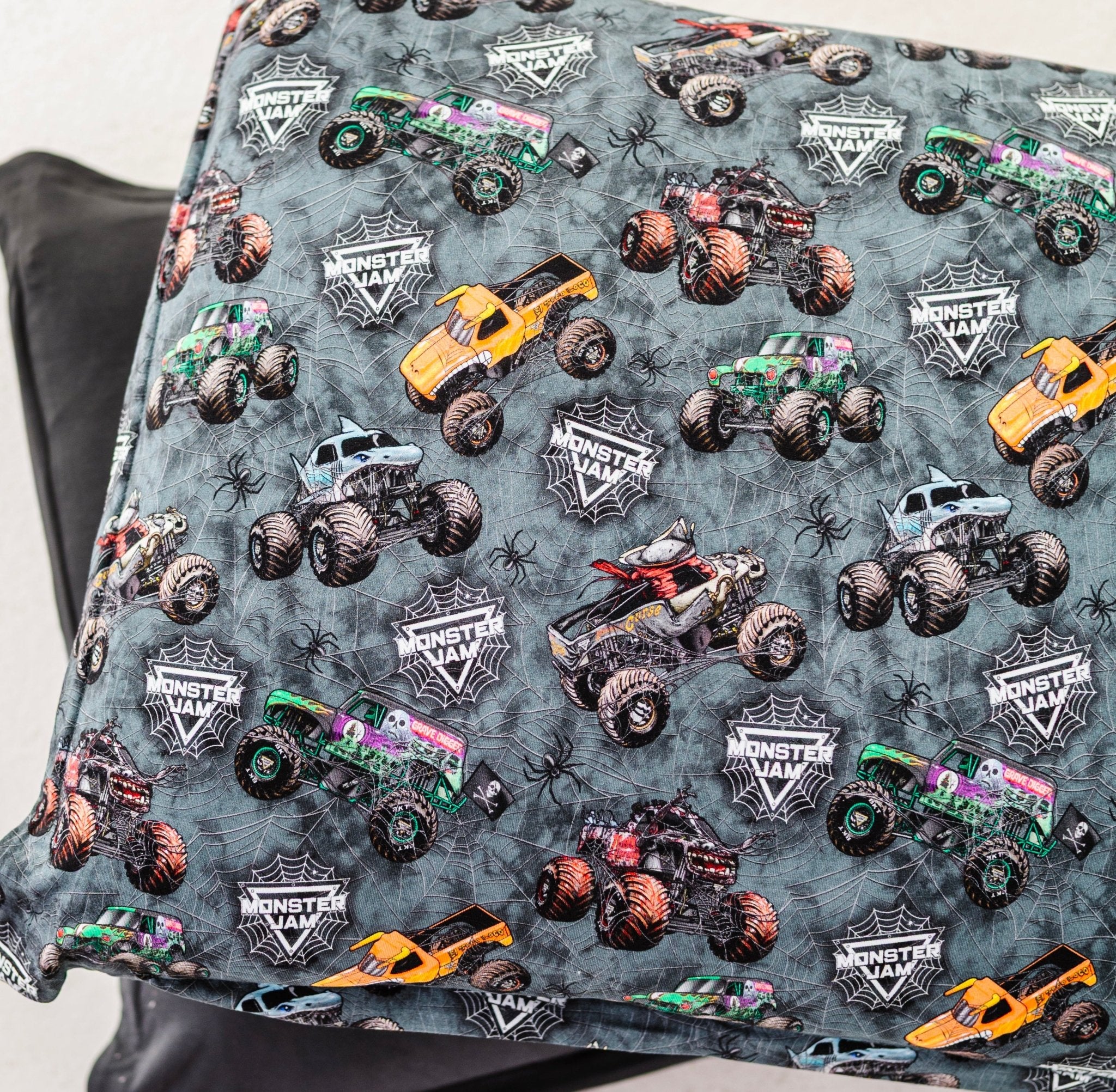 Standard Pillow Case Set - Monster Jam™ Web Of Wreckage - The Sleepy Sloth