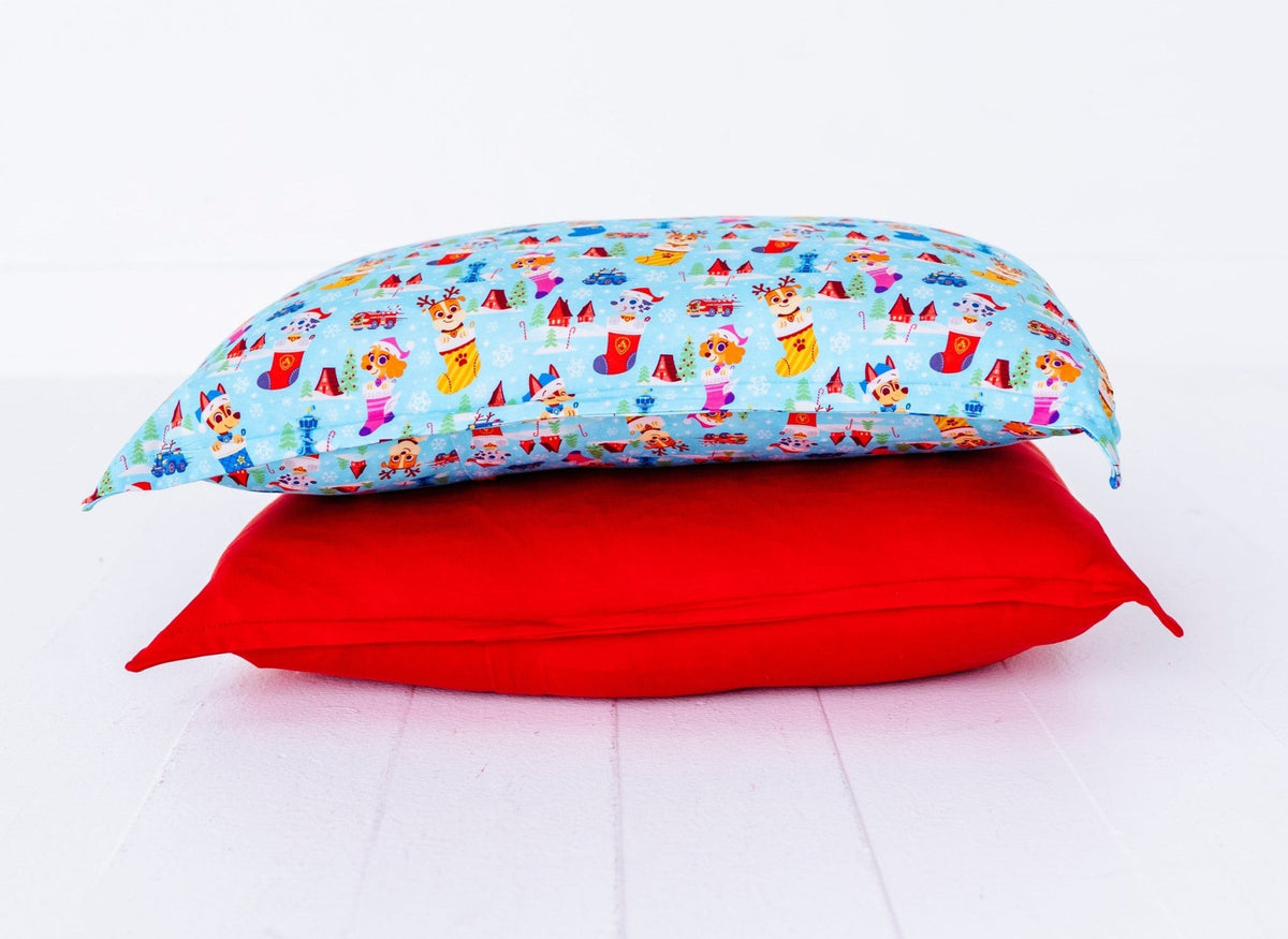 Standard Pillow Case Set - Paw Patrol™ Deck the PAWs - The Sleepy Sloth