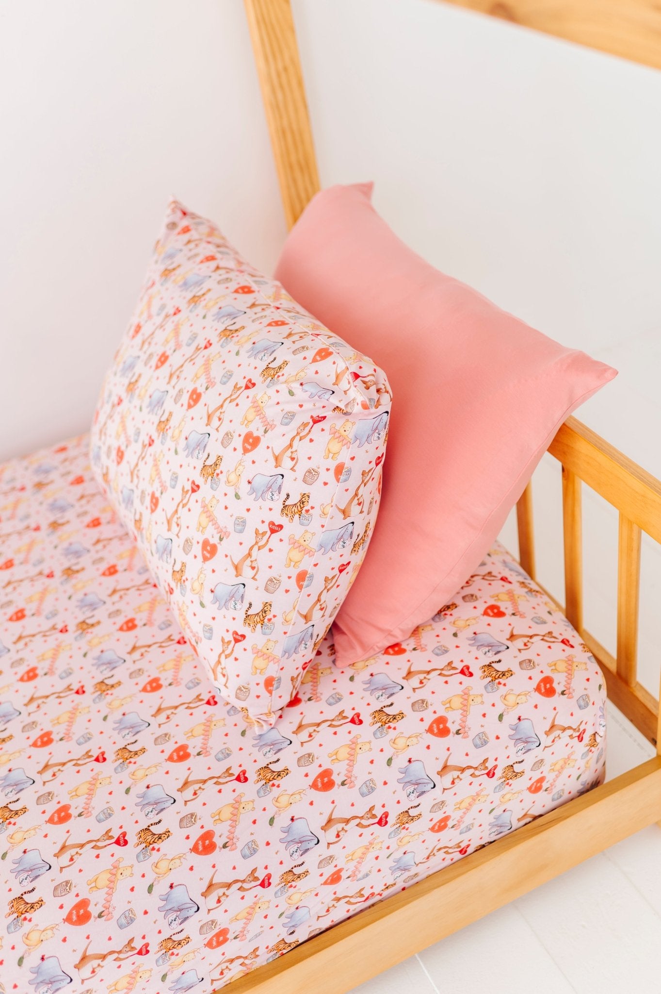 STANDARD PILLOWCASE SET - 100 ACRES OF KISSES - The Sleepy Sloth
