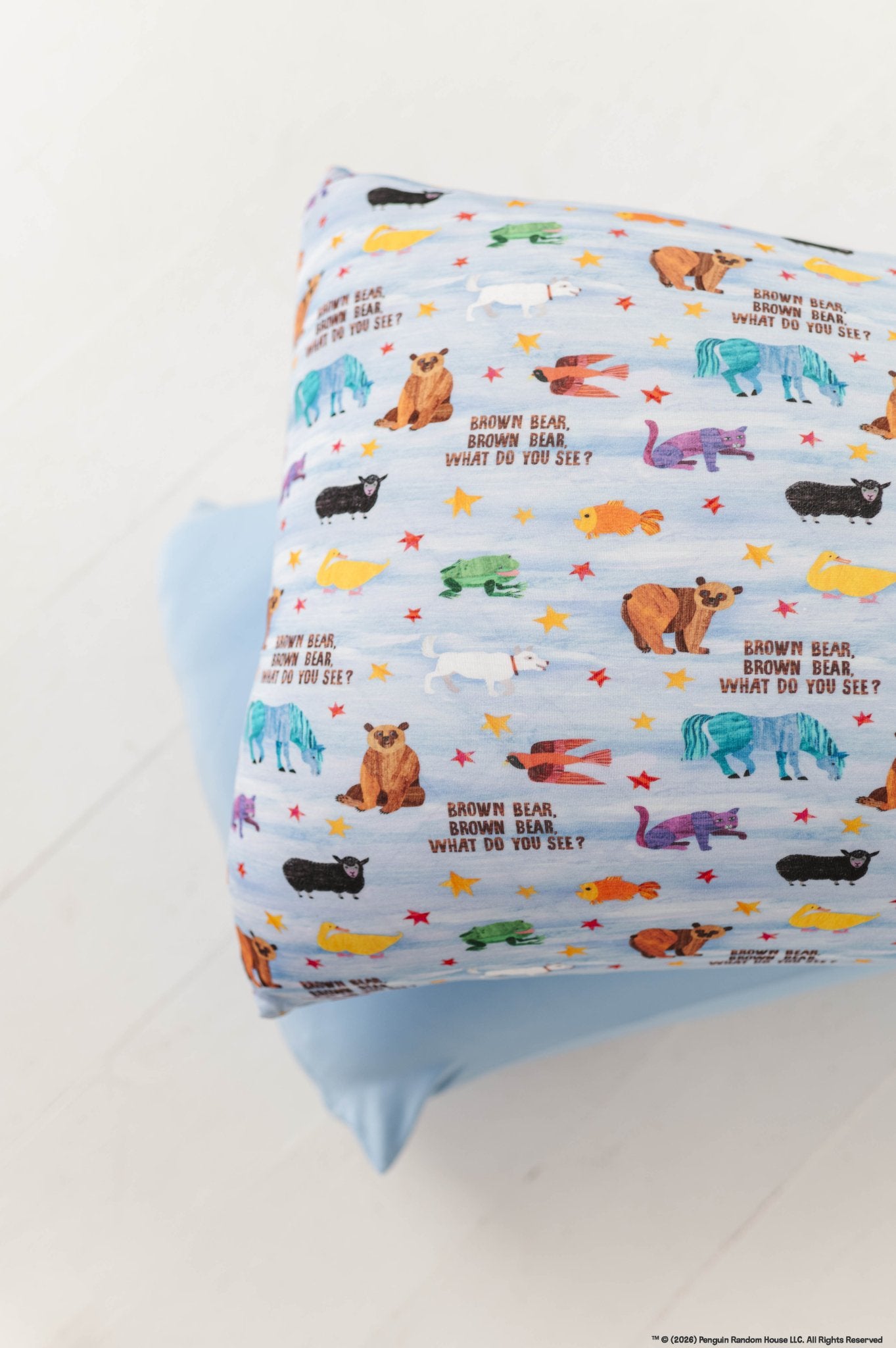 STANDARD PILLOWCASE SET - Eric Carle™ BROWN BEAR BROWN BEAR - The Sleepy Sloth