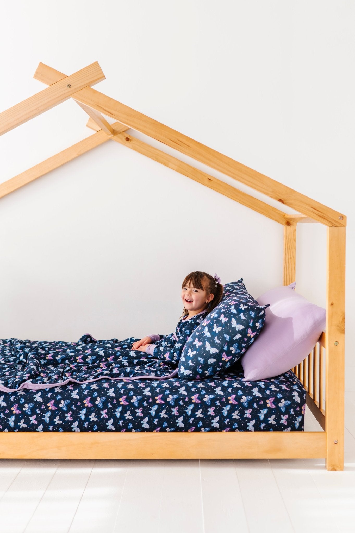 STANDARD PILLOWCASE SET - INDIGO SKIES - The Sleepy Sloth