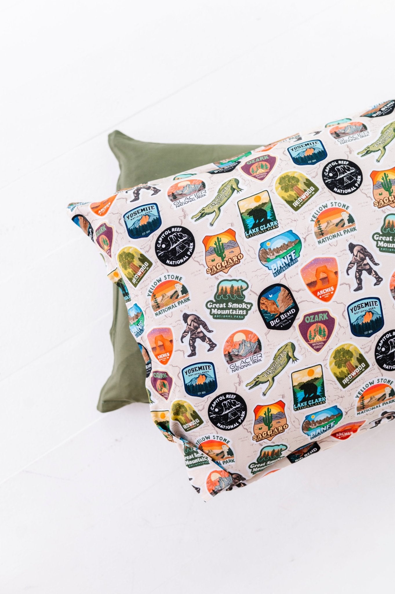 Standard Pillowcase Set - Park Passport - The Sleepy Sloth