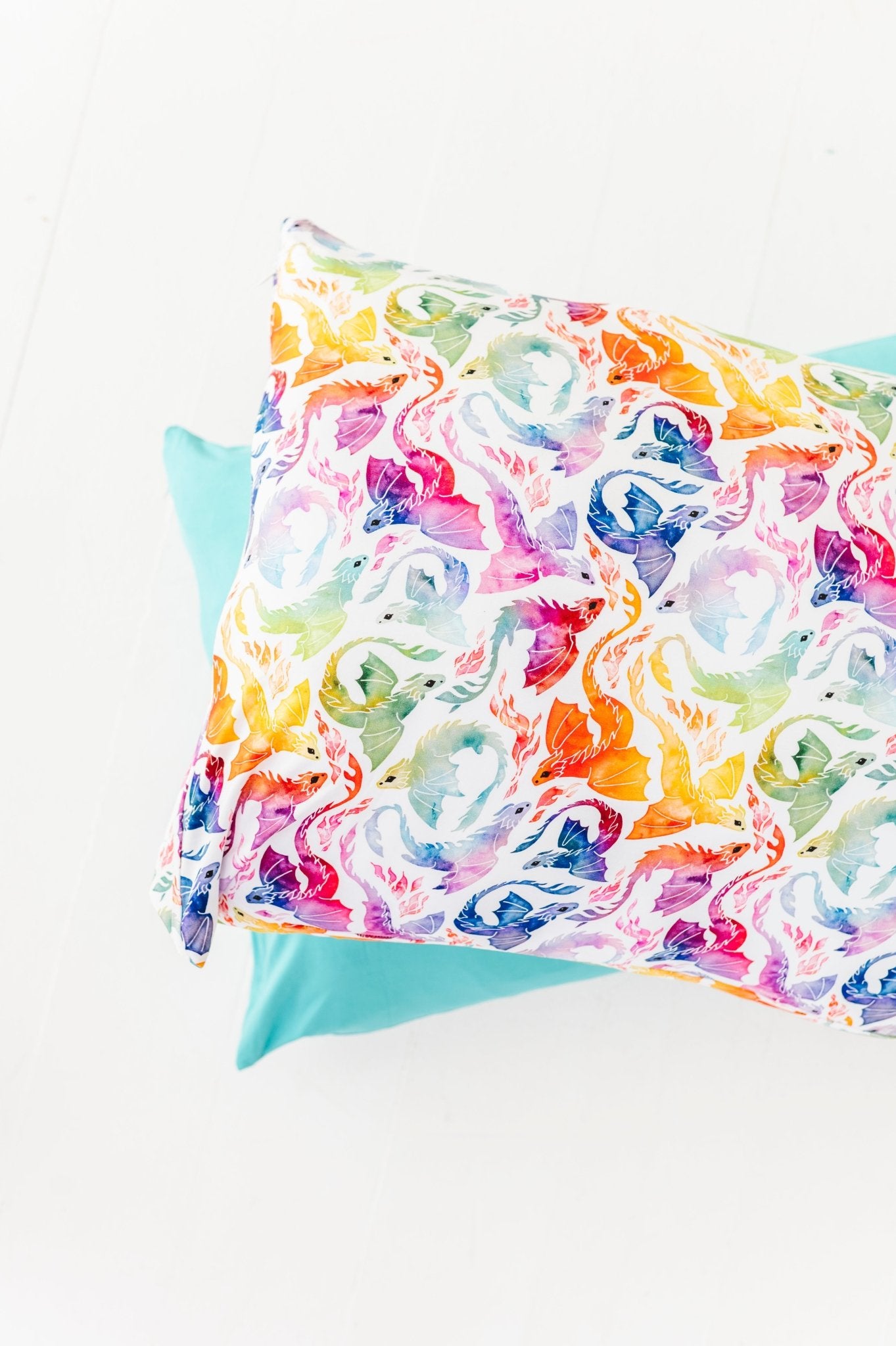 Standard Pillowcase Set - RAINBOW TAILS - The Sleepy Sloth