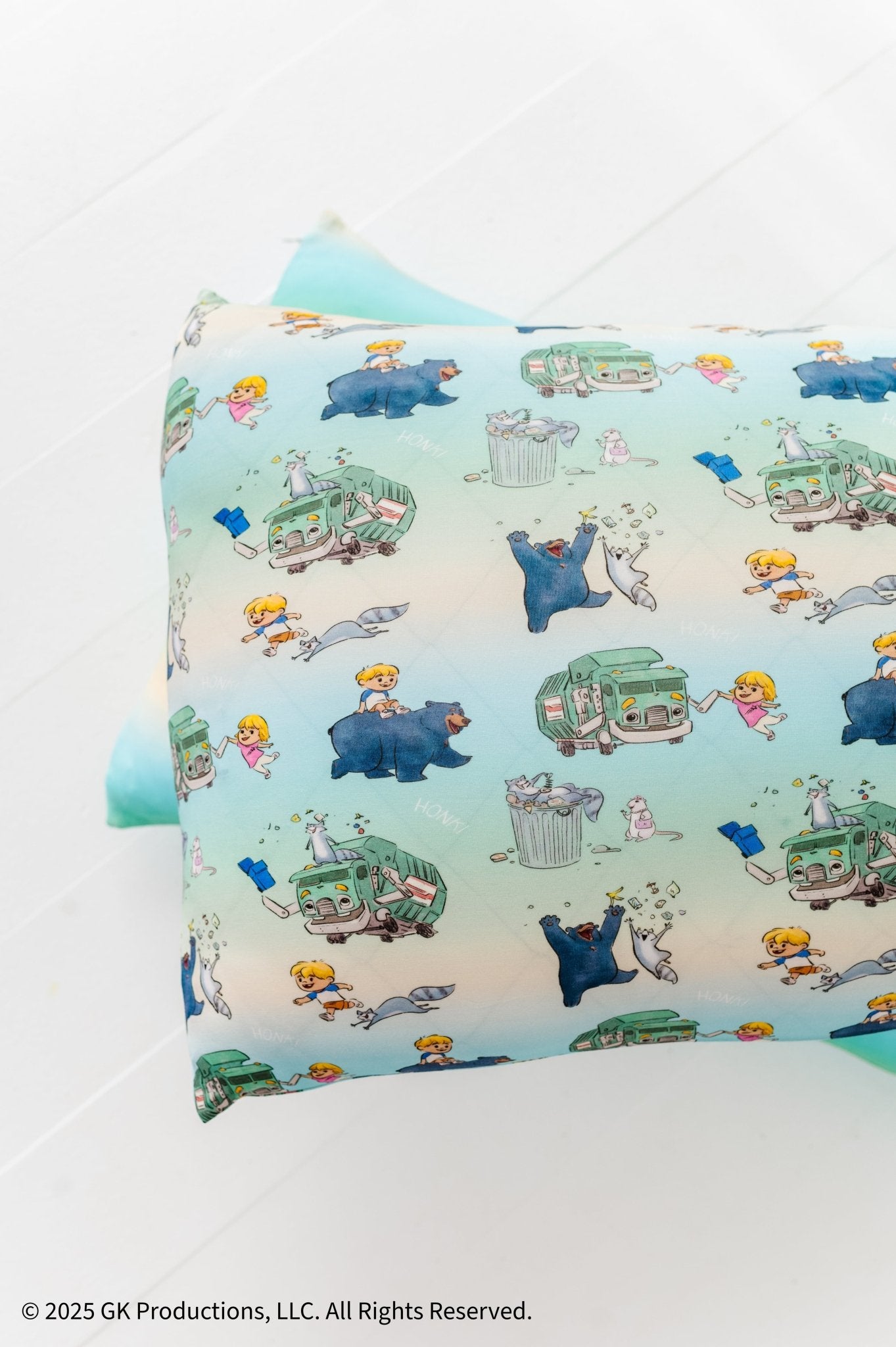 STANDARD PILLOWCASE SET - Trash Truck™ Honk! Honk! - The Sleepy Sloth