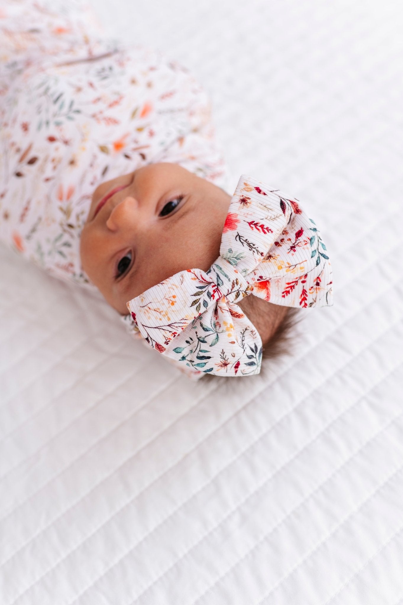 SWADDLE BOW SET - FALL FOLIAGE - The Sleepy Sloth